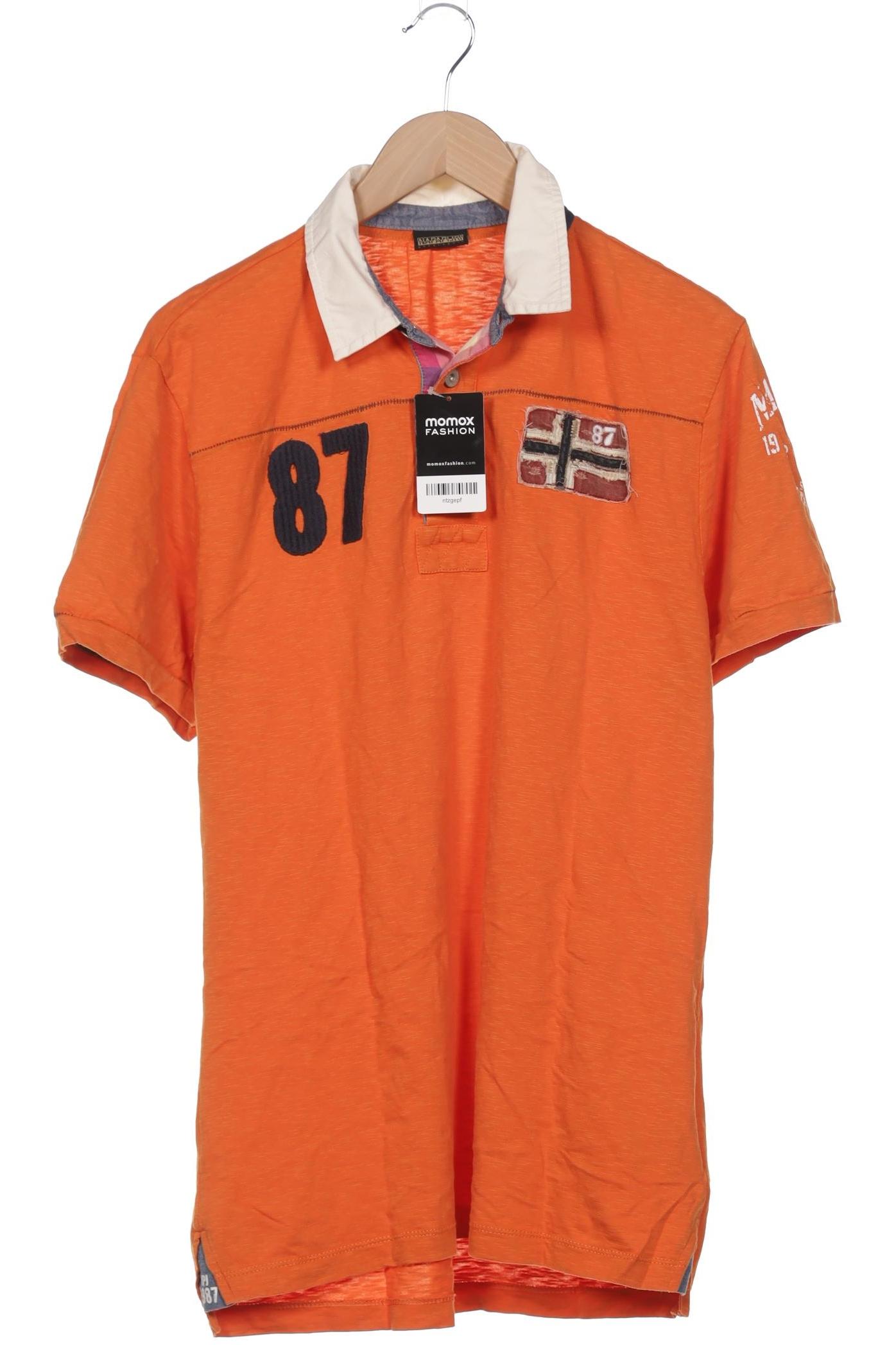 

Napapijri Herren Poloshirt, orange, Gr. 54