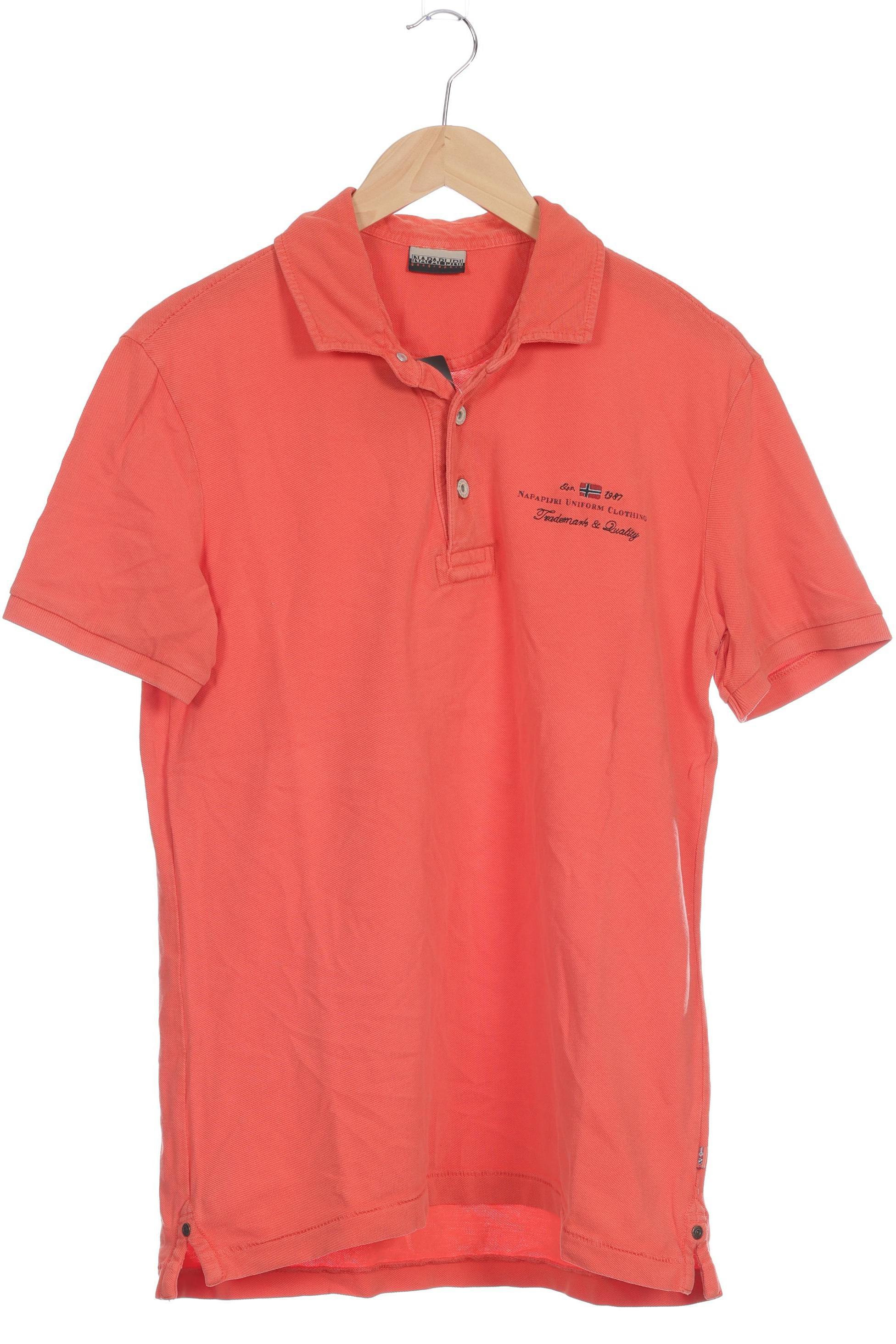 

Napapijri Herren Poloshirt, orange, Gr. 52