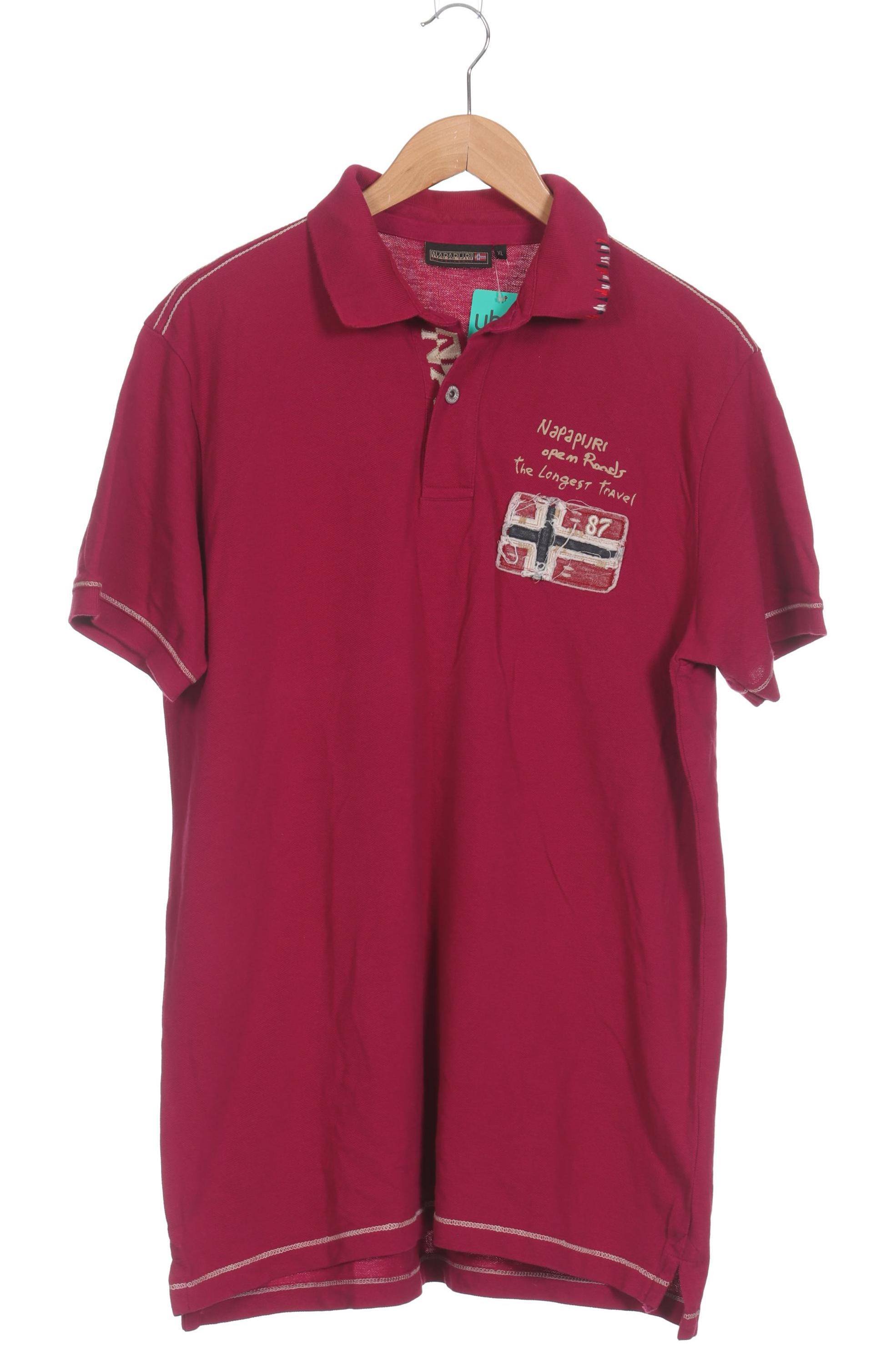

Napapijri Herren Poloshirt, pink, Gr.