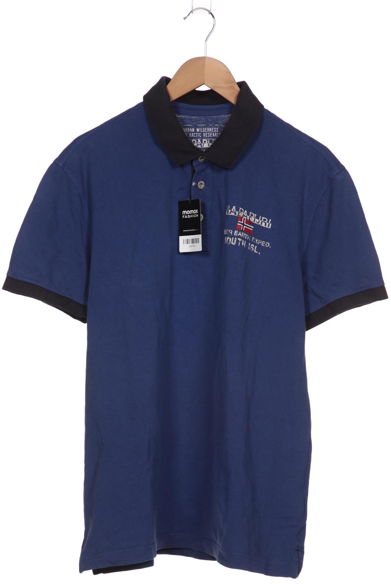 

Napapijri Herren Poloshirt, blau, Gr. 56