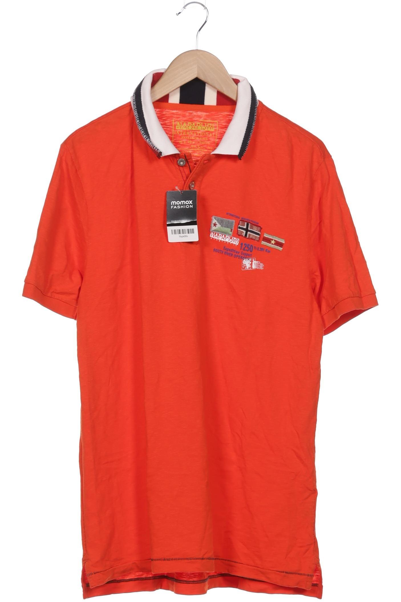 

Napapijri Herren Poloshirt, orange, Gr. 54