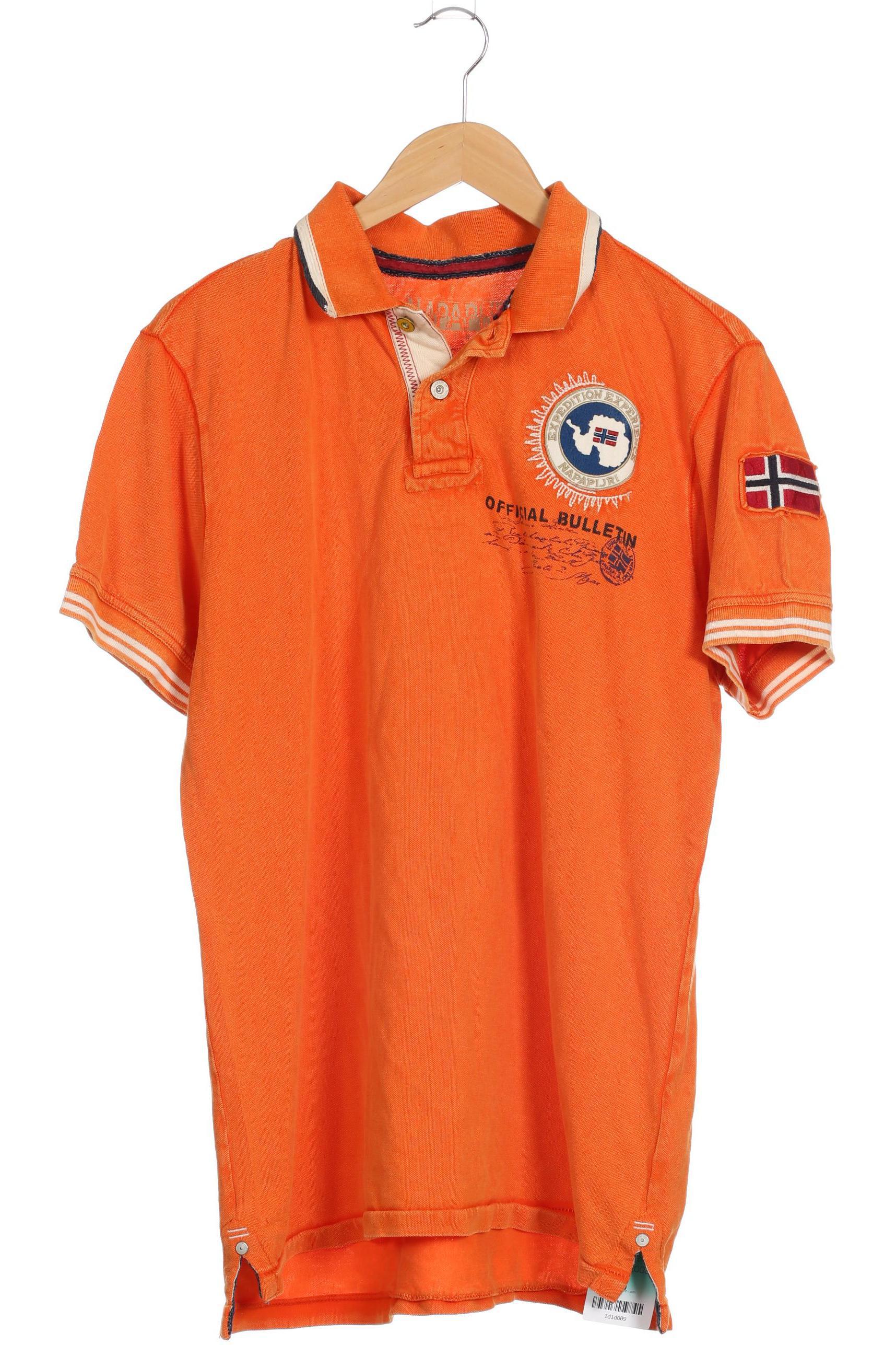 

Napapijri Herren Poloshirt, orange, Gr.