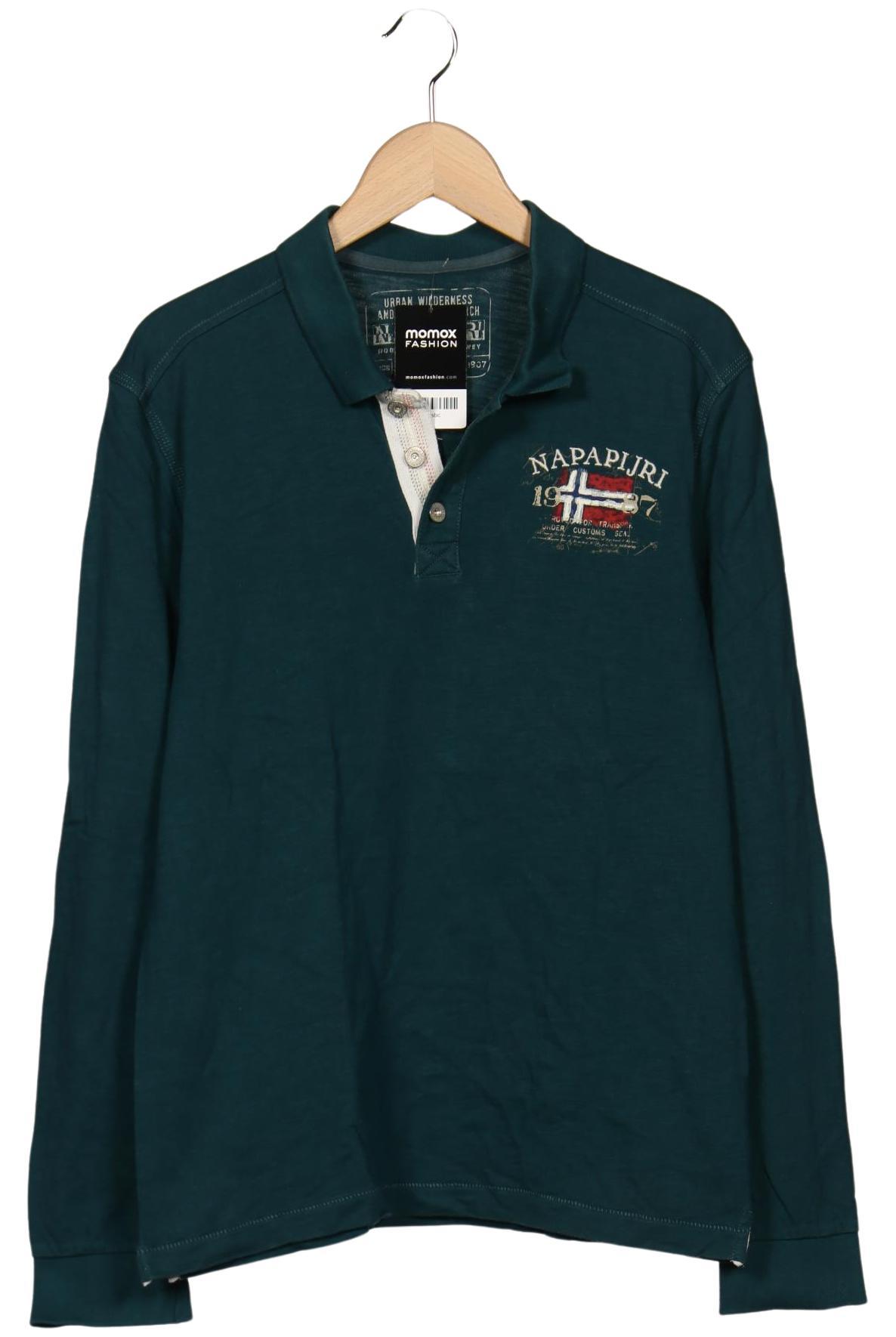 

Napapijri Herren Poloshirt, türkis, Gr. 52