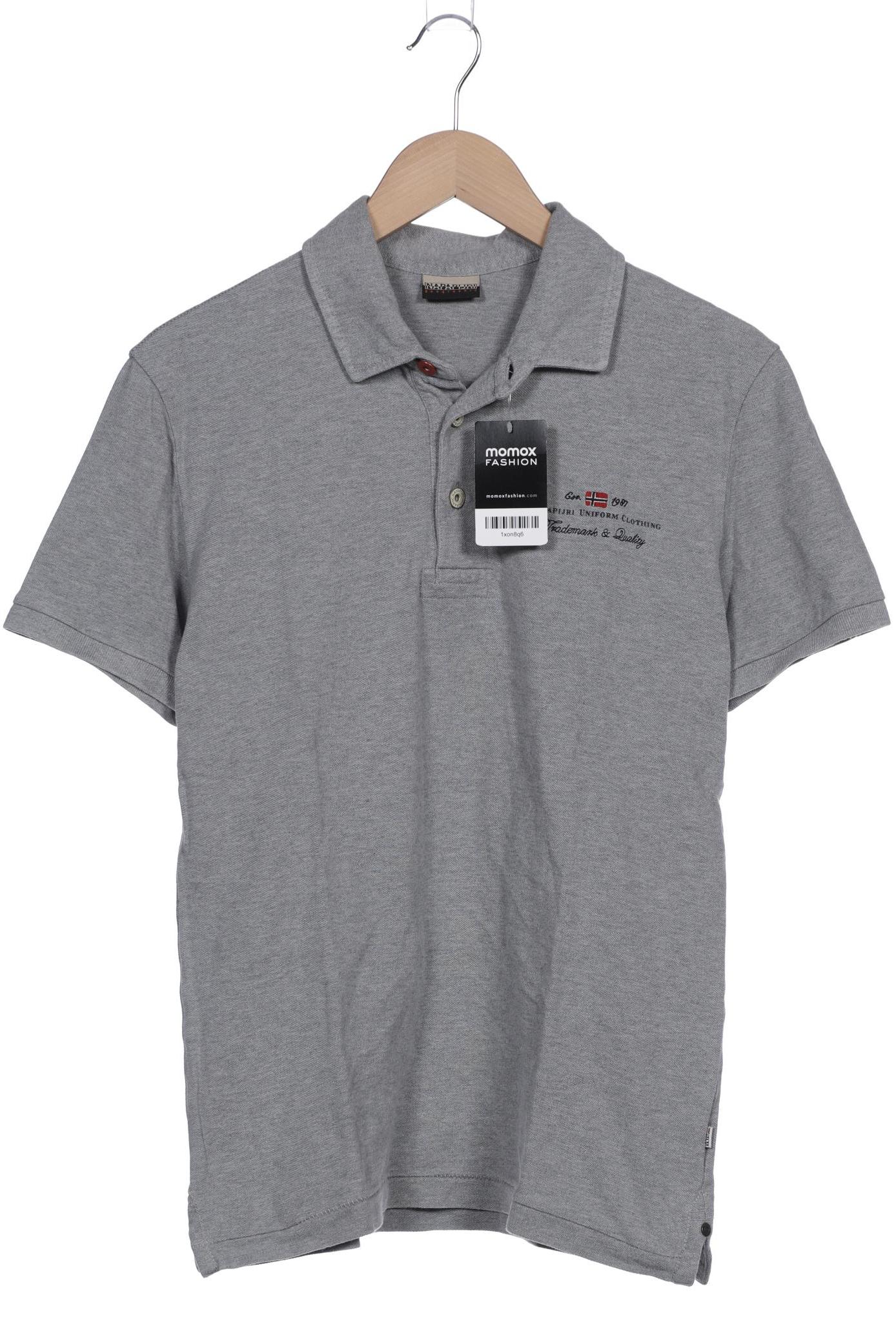 

Napapijri Herren Poloshirt, grau, Gr. 48