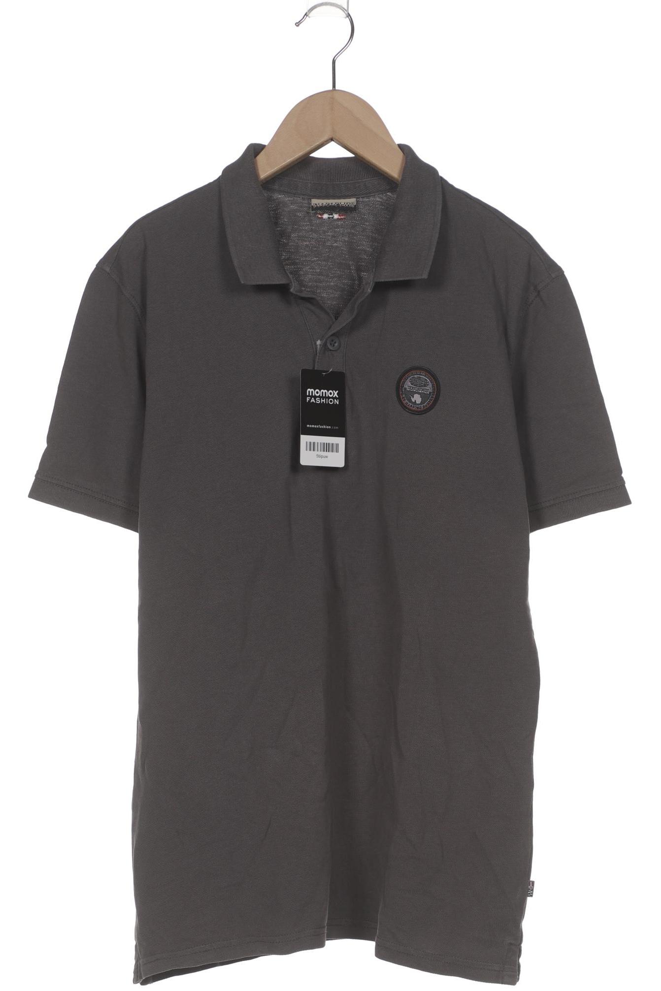 

Napapijri Herren Poloshirt, grau, Gr. 48