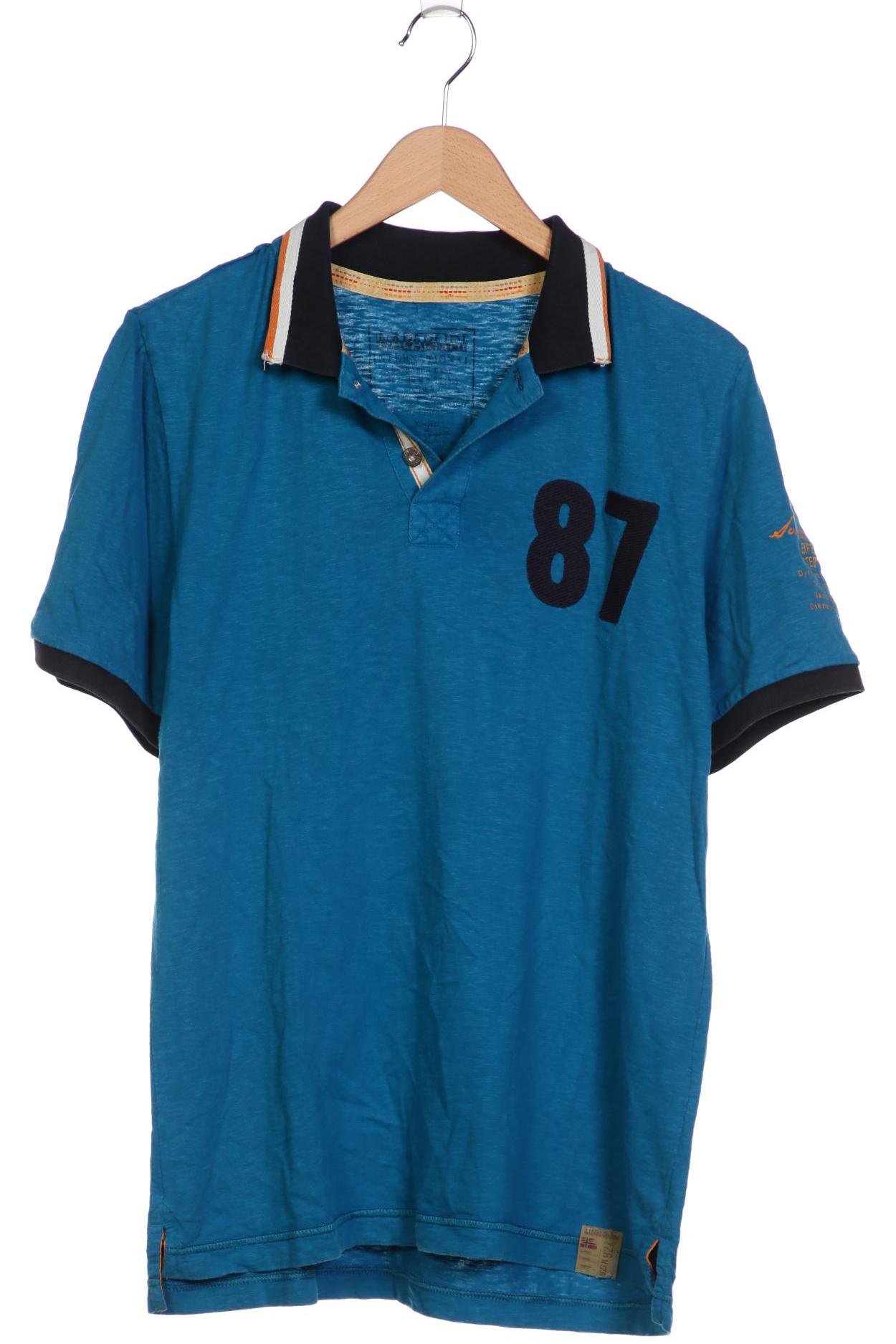 

Napapijri Herren Poloshirt, blau, Gr. 52