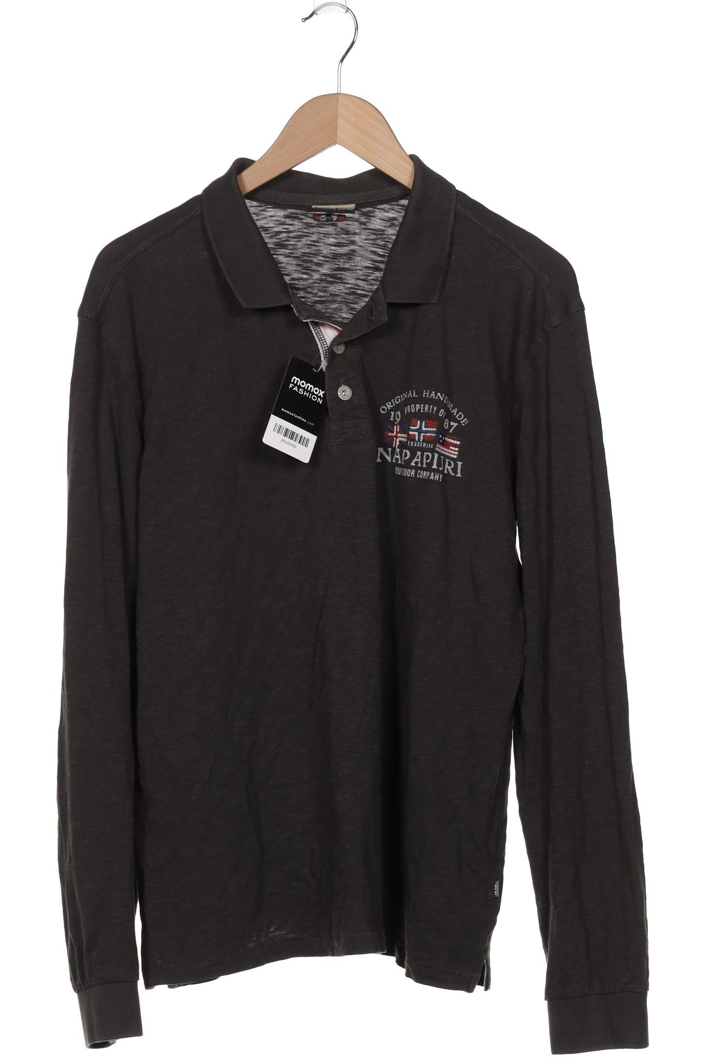 

Napapijri Herren Poloshirt, grau, Gr. 54
