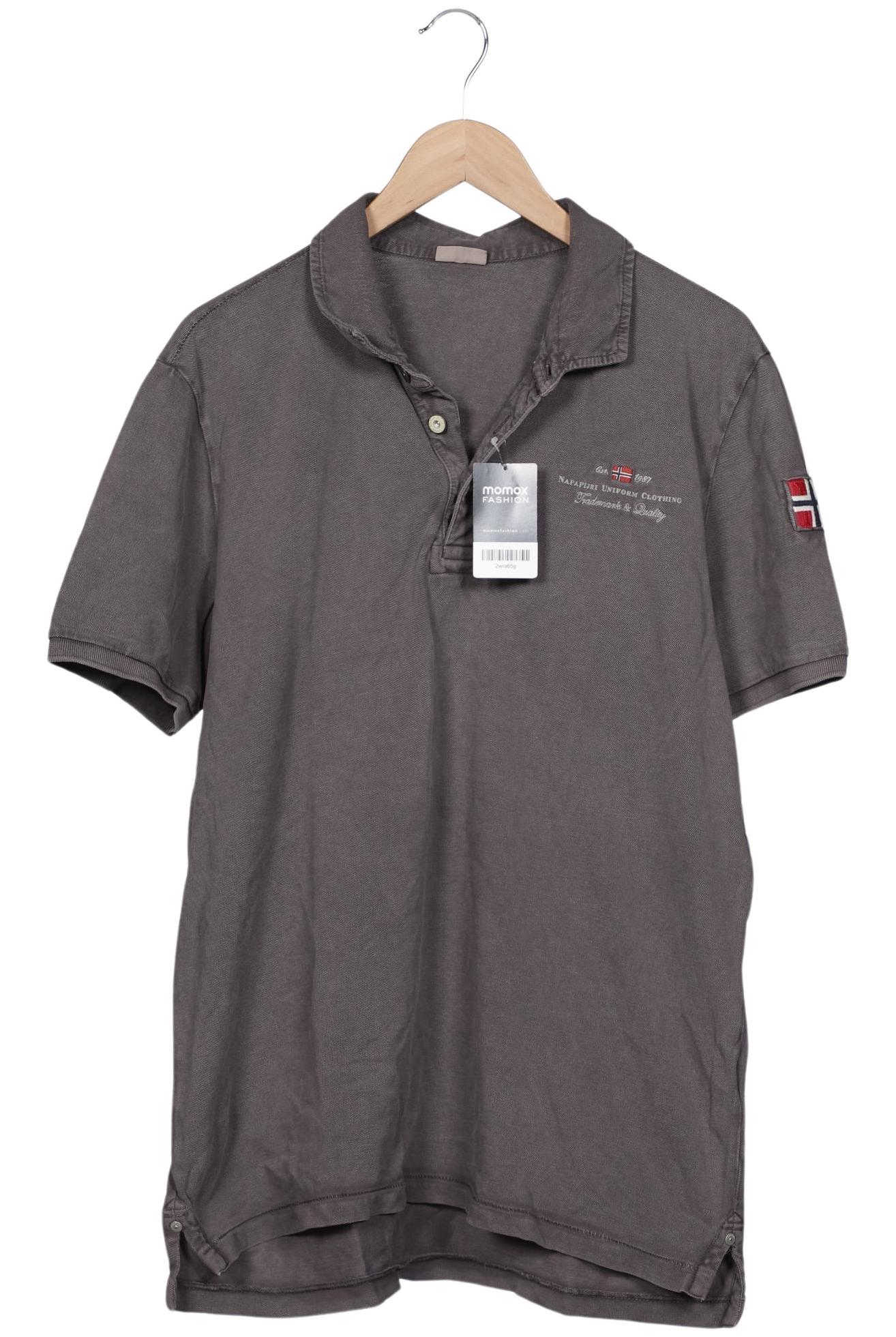 

Napapijri Herren Poloshirt, grau, Gr. 54