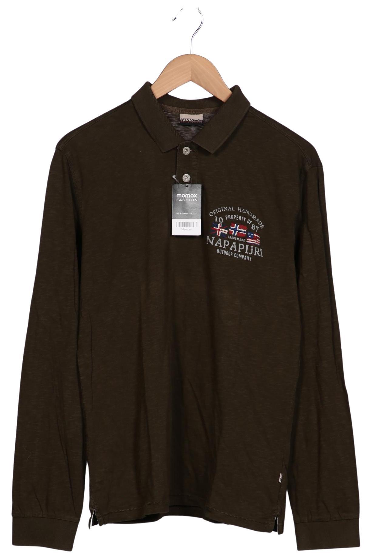 

Napapijri Herren Poloshirt, braun, Gr. 48