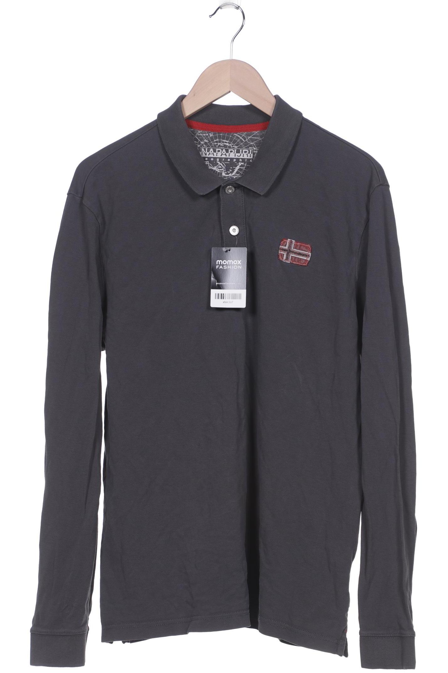 

Napapijri Herren Poloshirt, grau, Gr. 56