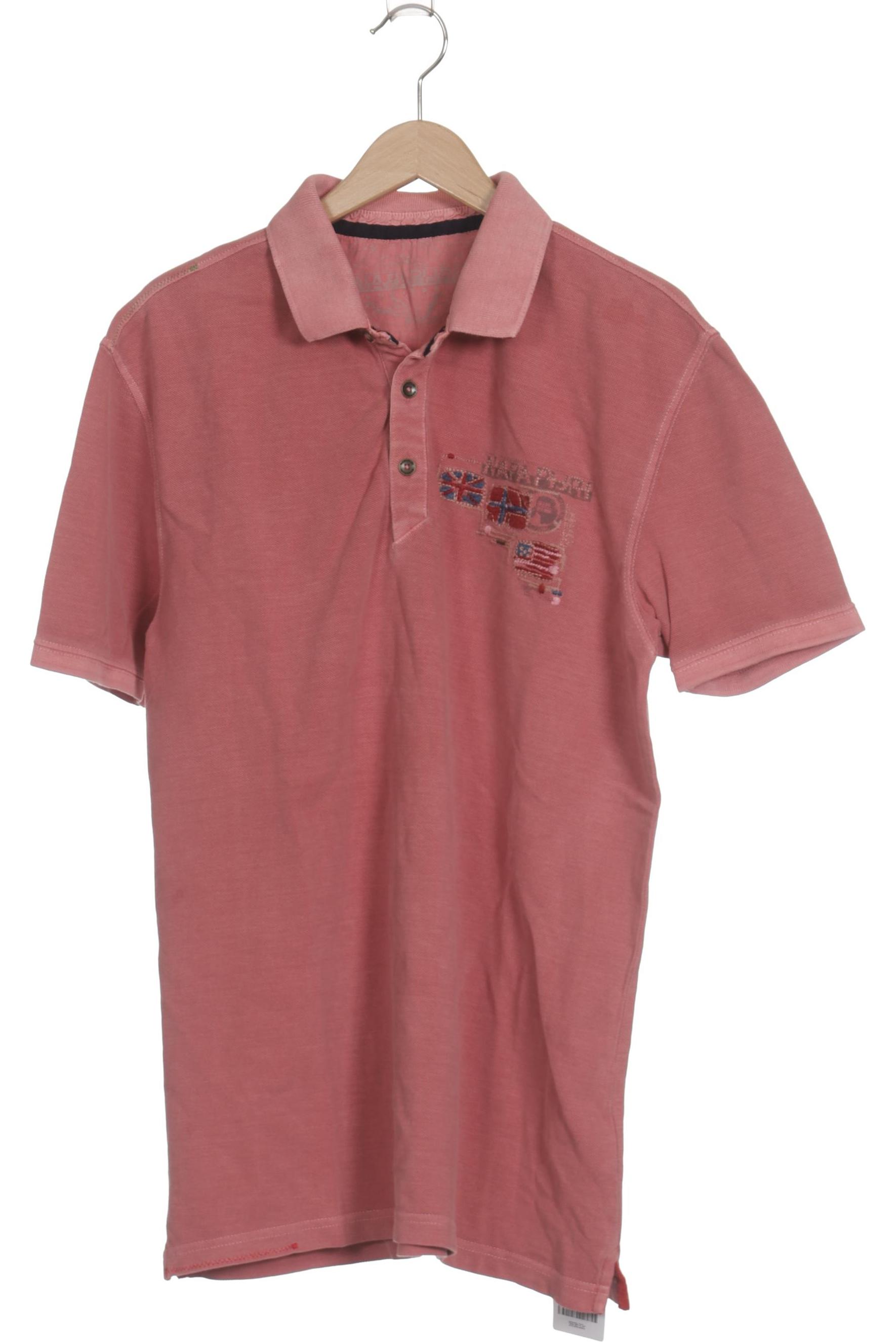 

Napapijri Herren Poloshirt, pink, Gr. 48