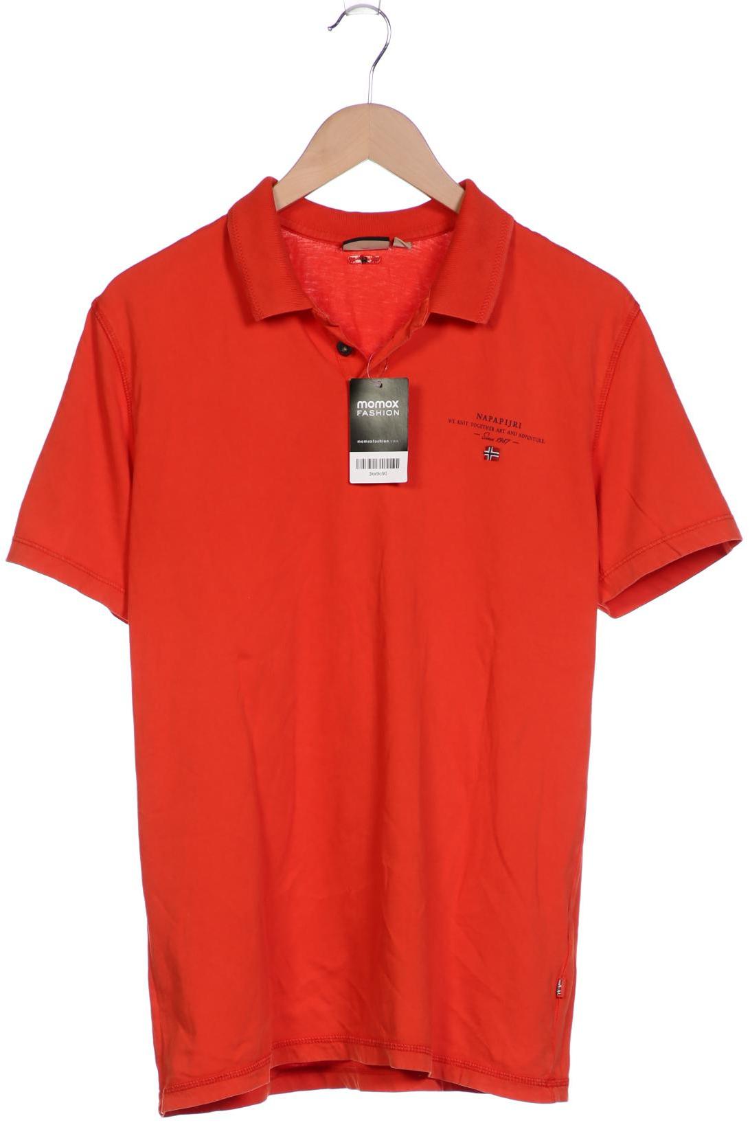 

Napapijri Herren Poloshirt, orange, Gr. 52