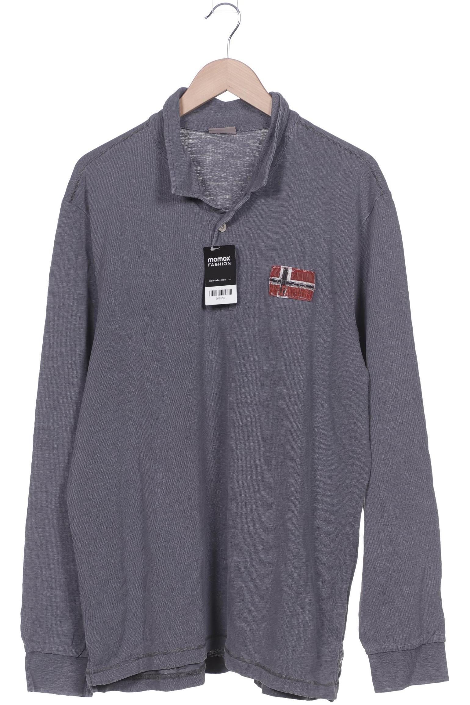 

Napapijri Herren Poloshirt, grau, Gr. 58