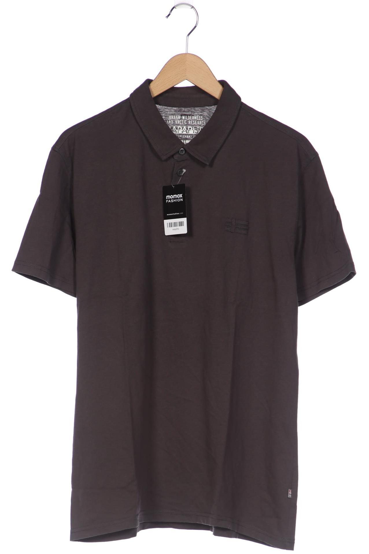 

Napapijri Herren Poloshirt, grau, Gr. 54