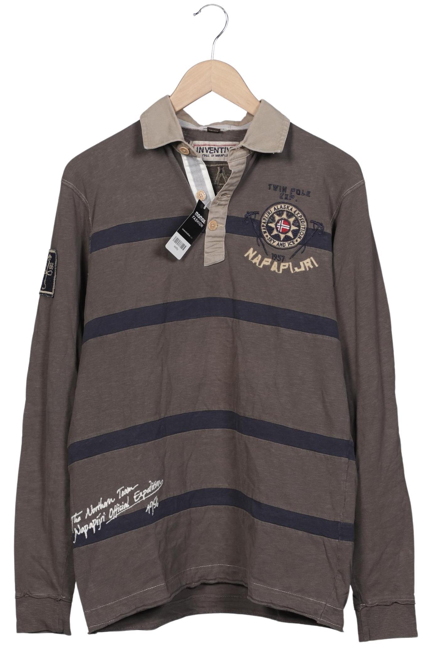

Napapijri Herren Poloshirt, grau, Gr. 54
