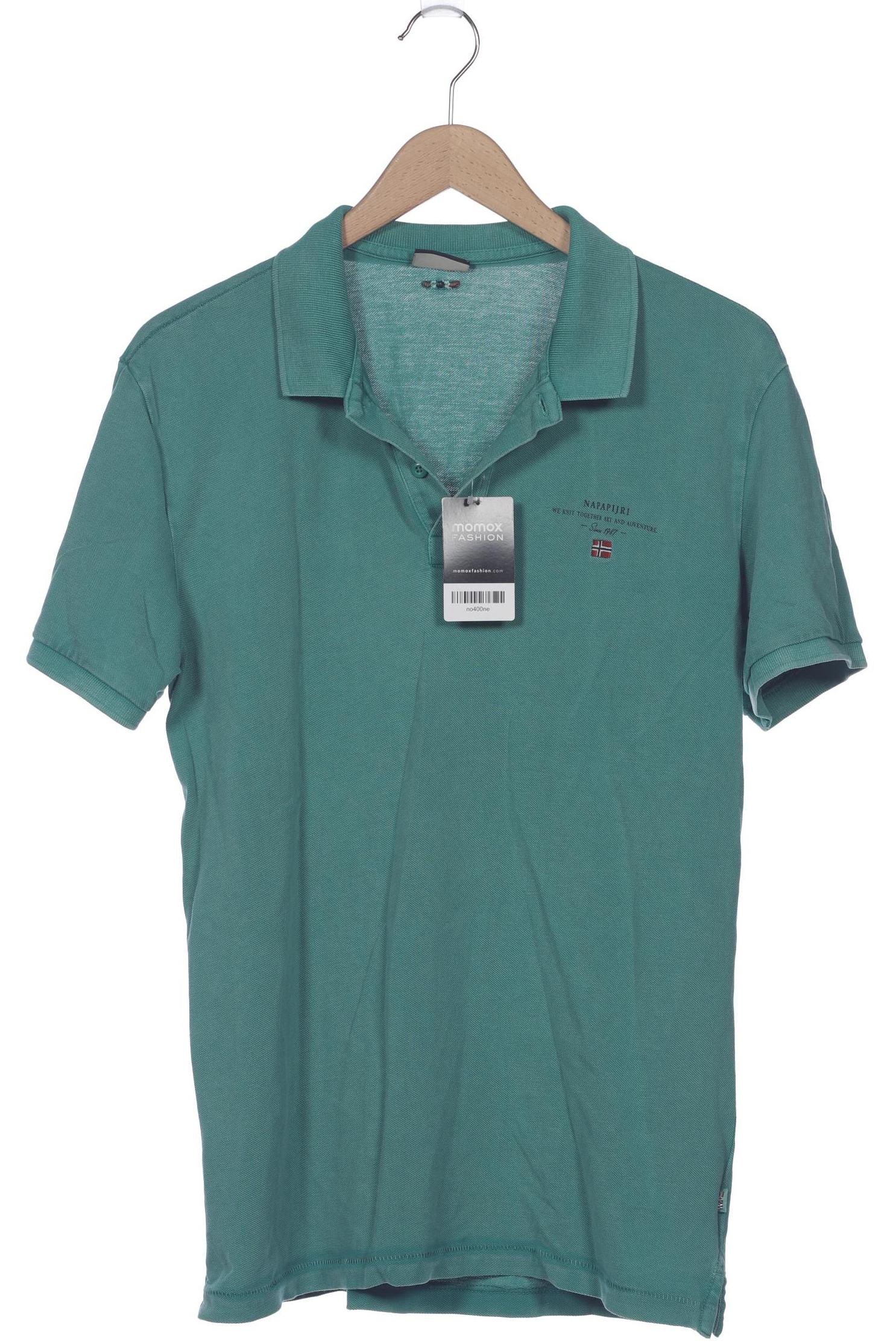 

Napapijri Herren Poloshirt, türkis, Gr. 52