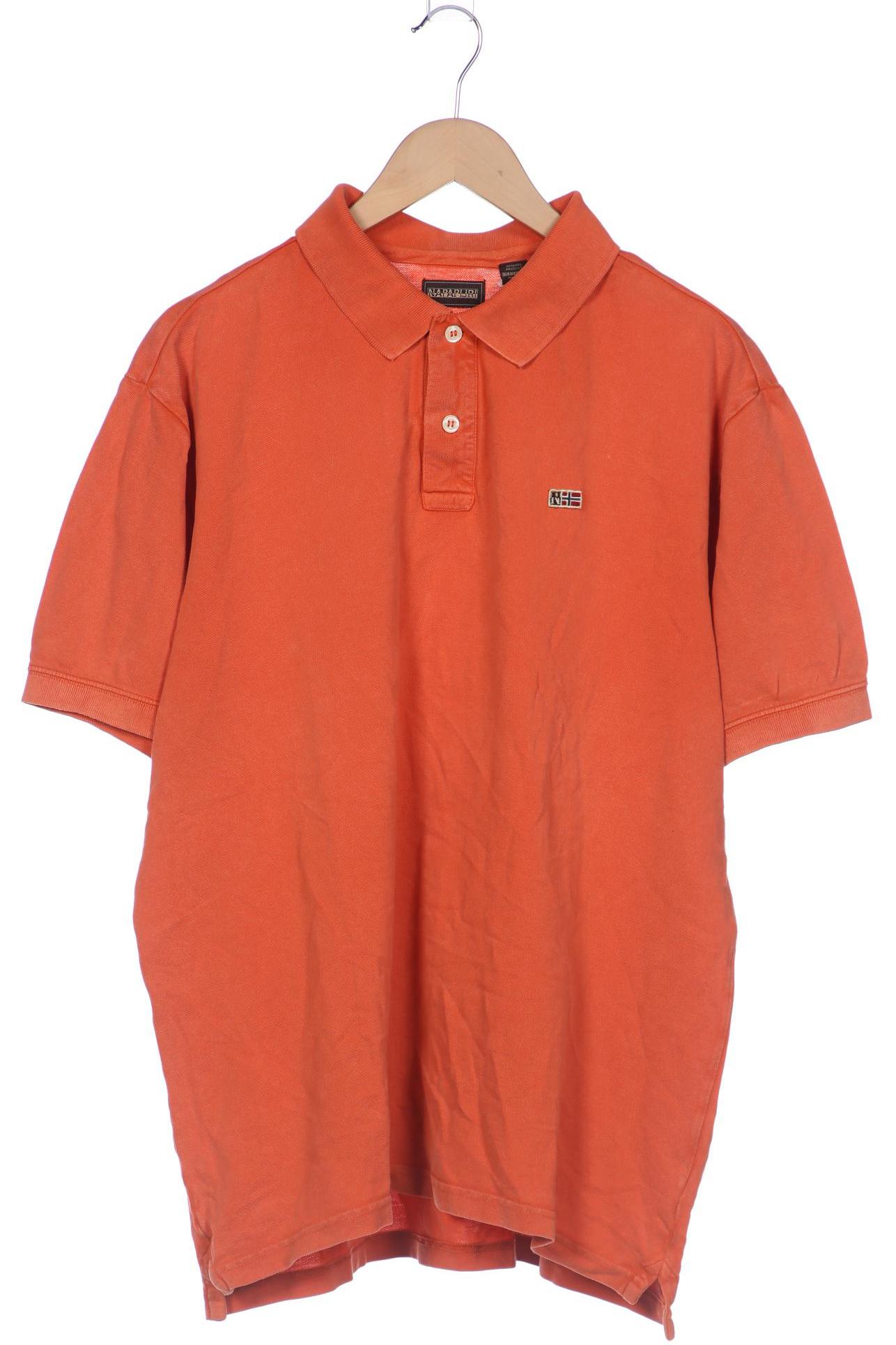 

Napapijri Herren Poloshirt, orange, Gr. 58