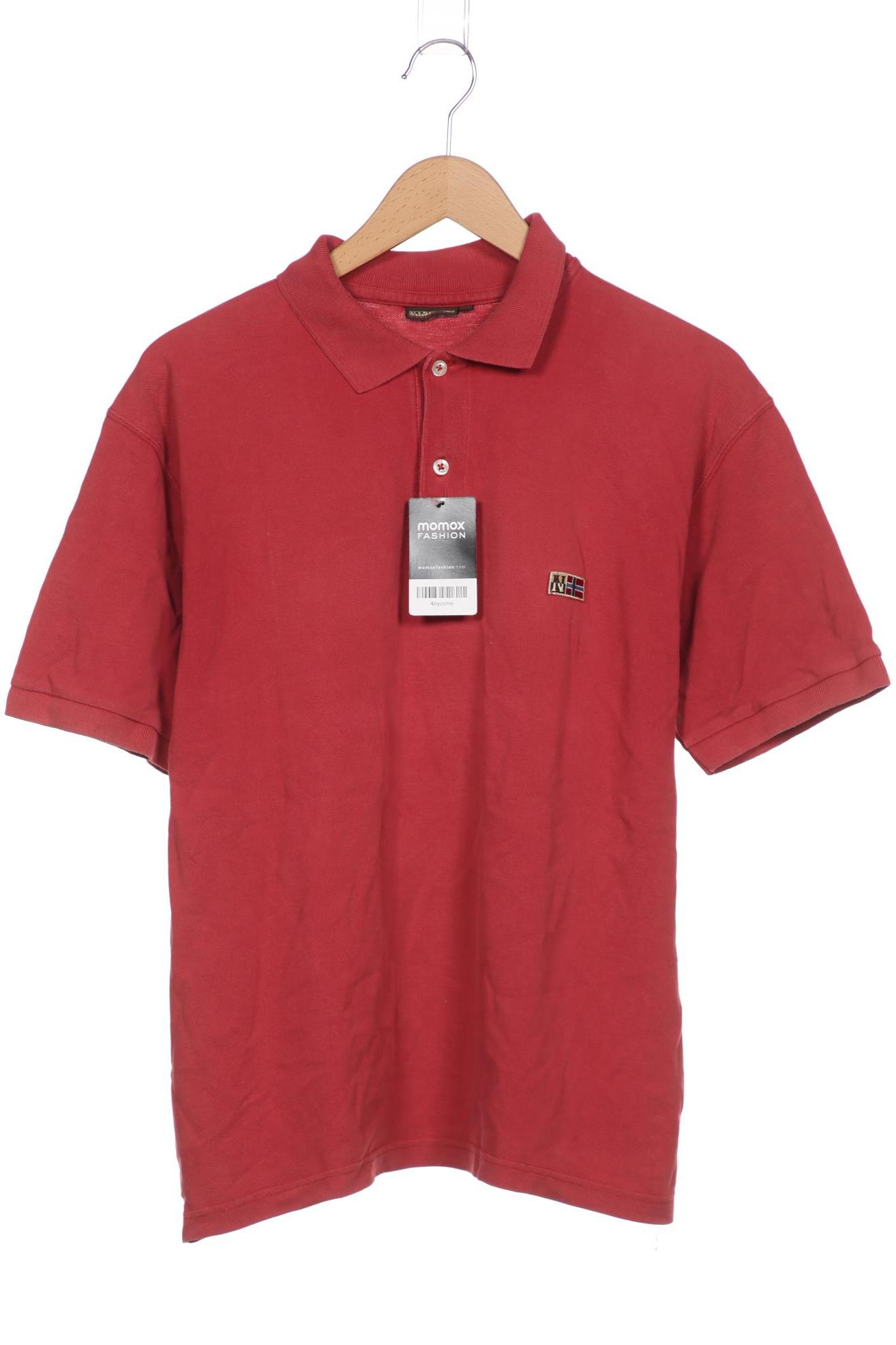 

Napapijri Herren Poloshirt, pink, Gr. 52