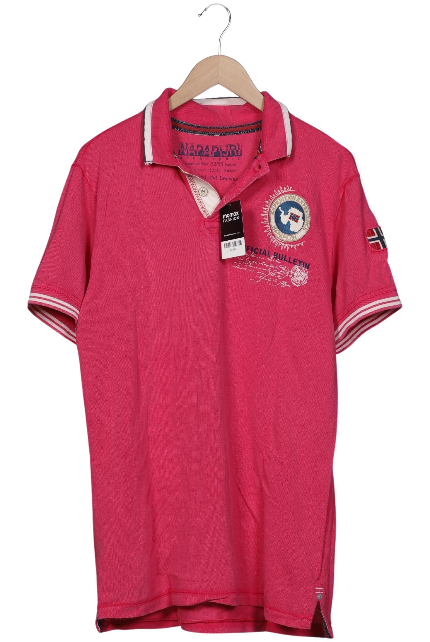 

Napapijri Herren Poloshirt, pink, Gr. 54