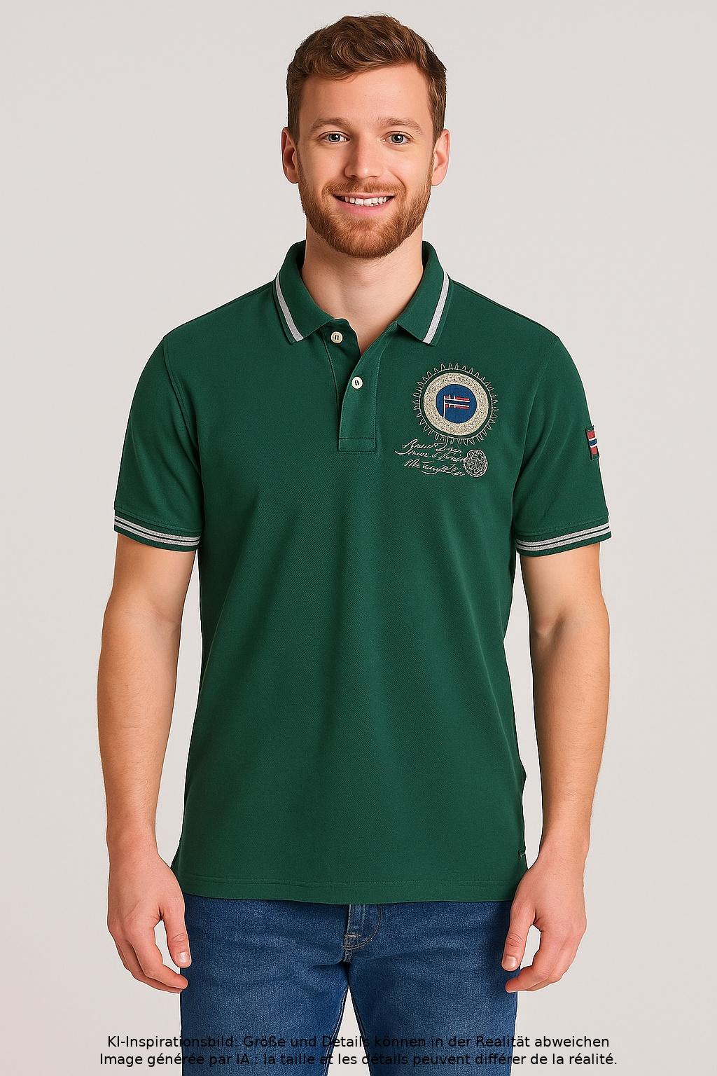 

Napapijri Herren Poloshirt, grün, Gr. 54