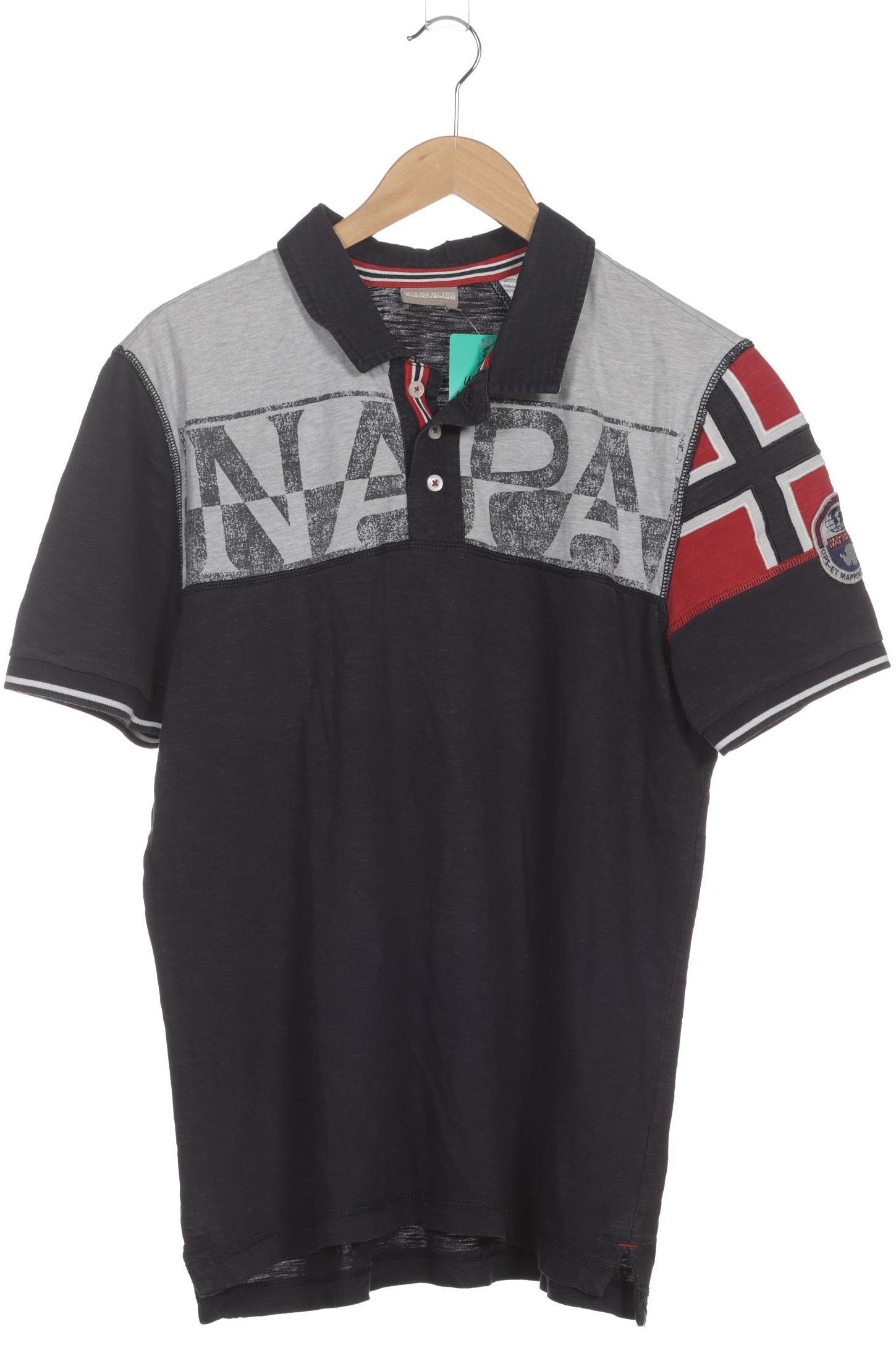 

Napapijri Herren Poloshirt, blau, Gr.
