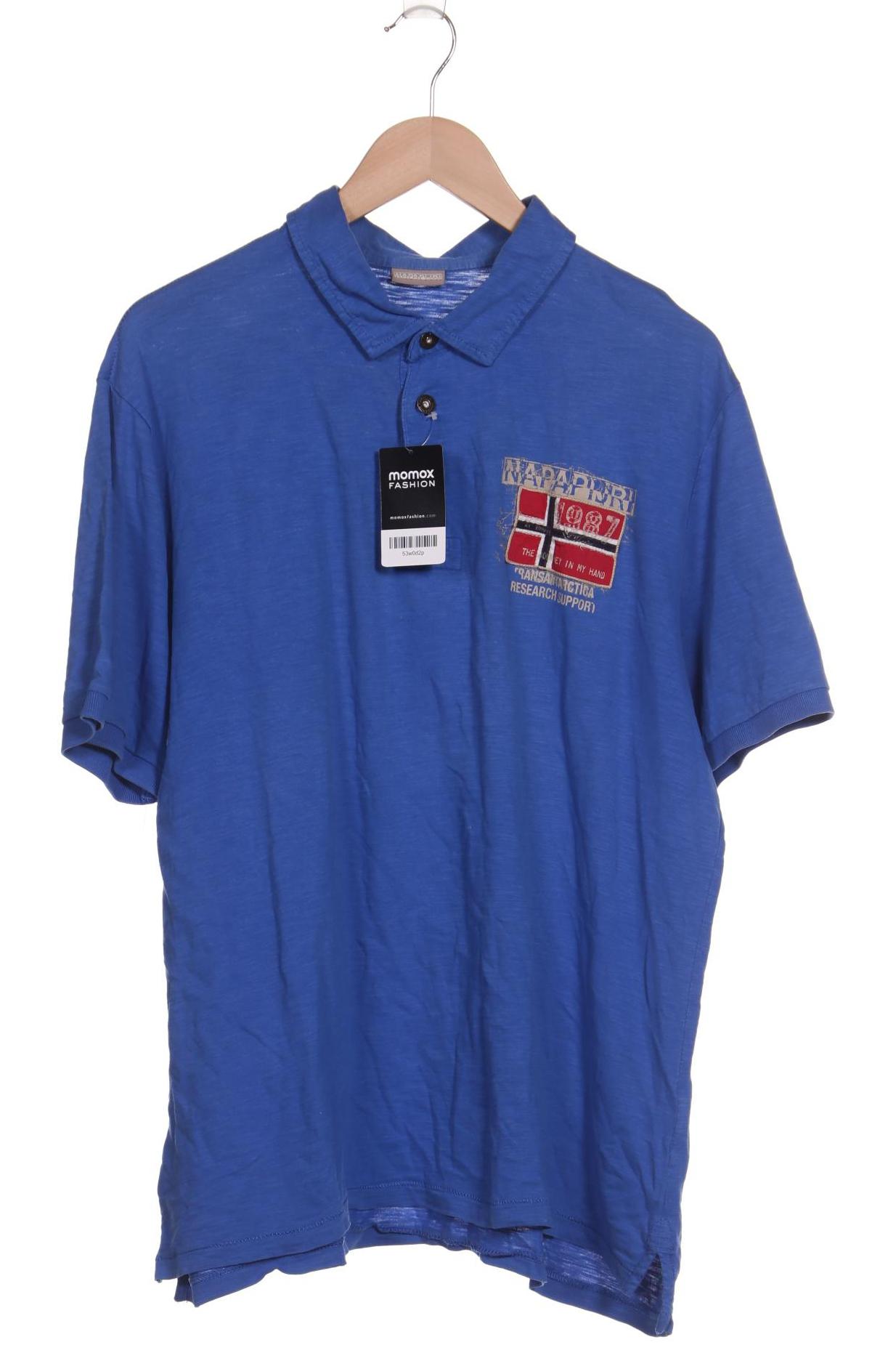 

Napapijri Herren Poloshirt, blau, Gr. 56