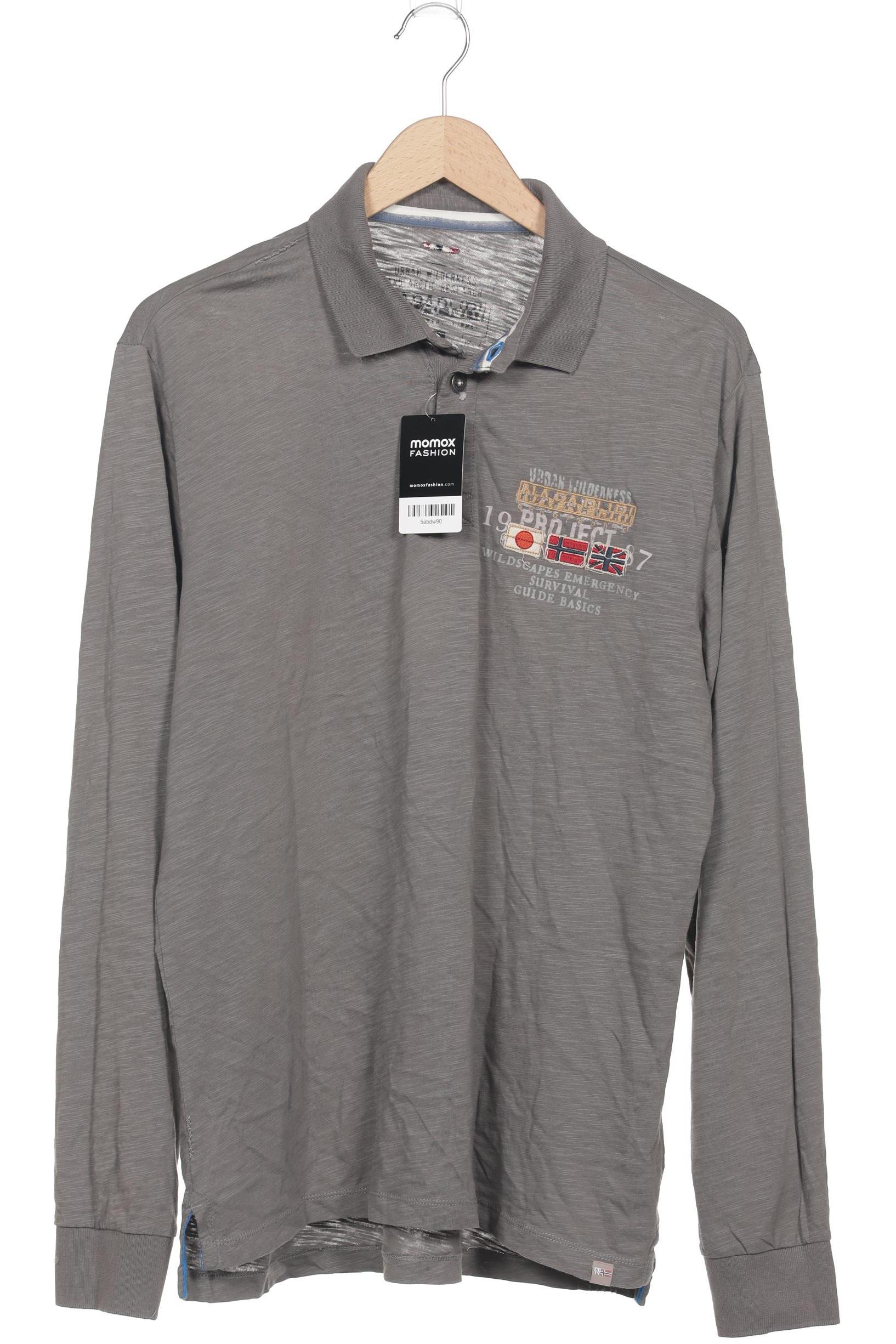 

Napapijri Herren Poloshirt, grau, Gr. 54