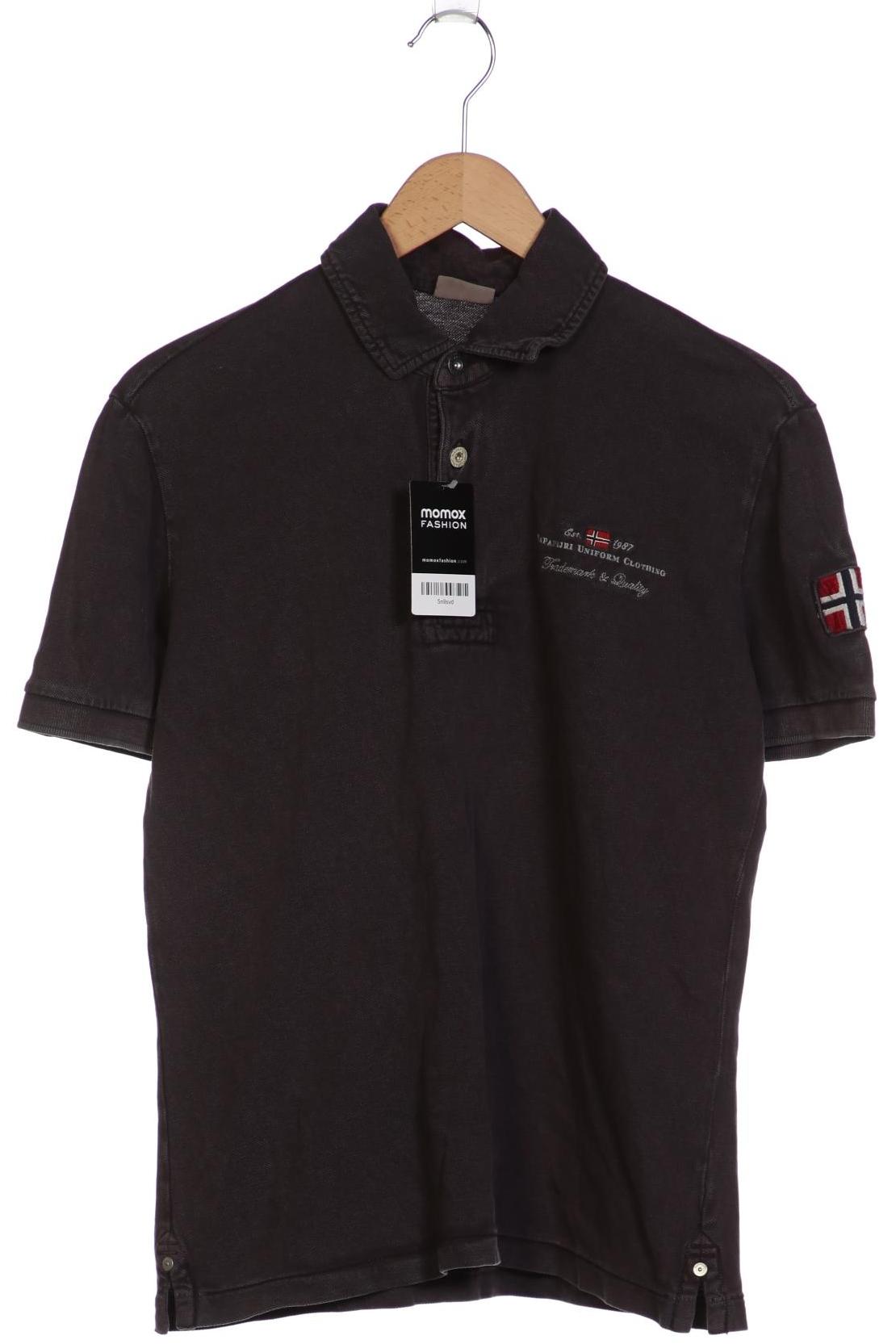 

Napapijri Herren Poloshirt, braun, Gr. 48