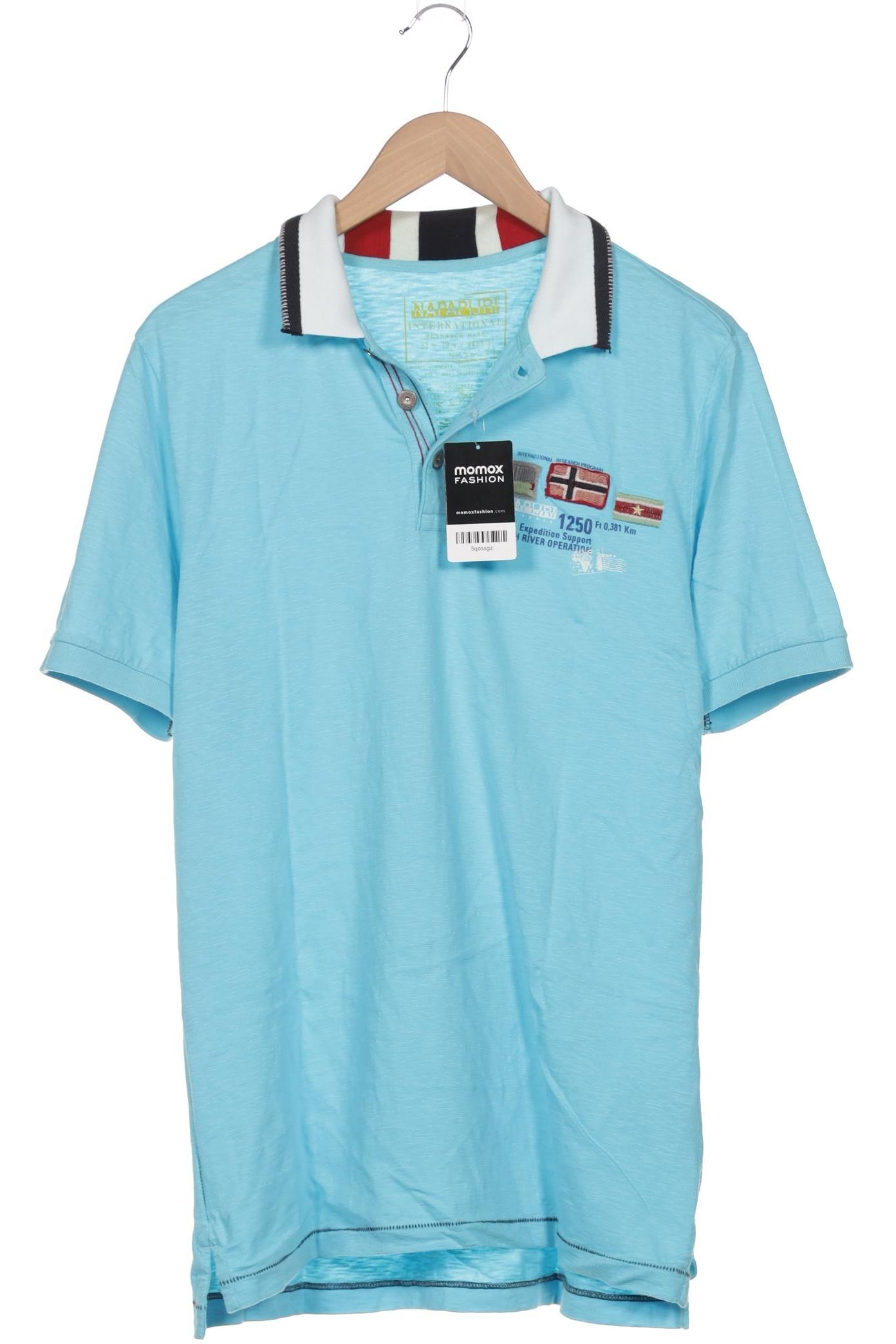 

Napapijri Herren Poloshirt, blau, Gr. 54