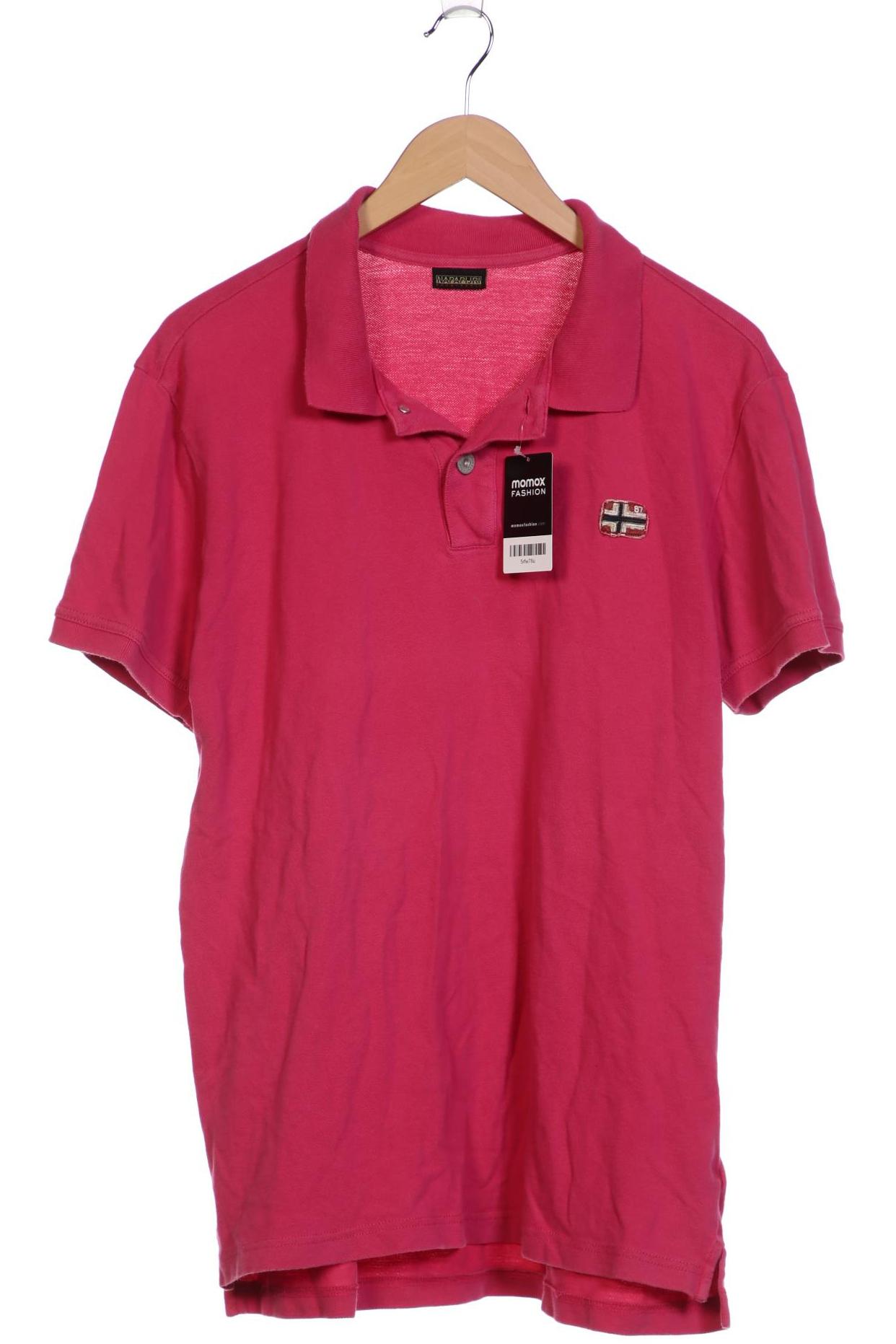

Napapijri Herren Poloshirt, pink, Gr. 56