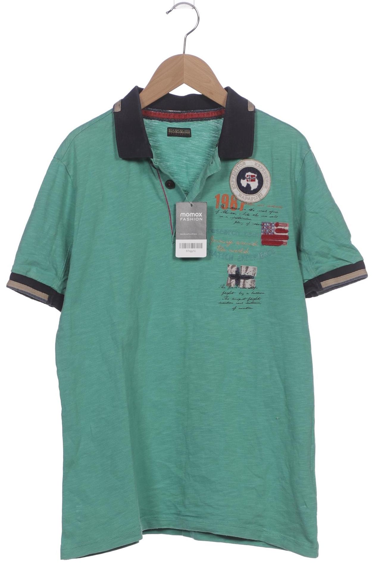 

Napapijri Herren Poloshirt, grün, Gr. 48