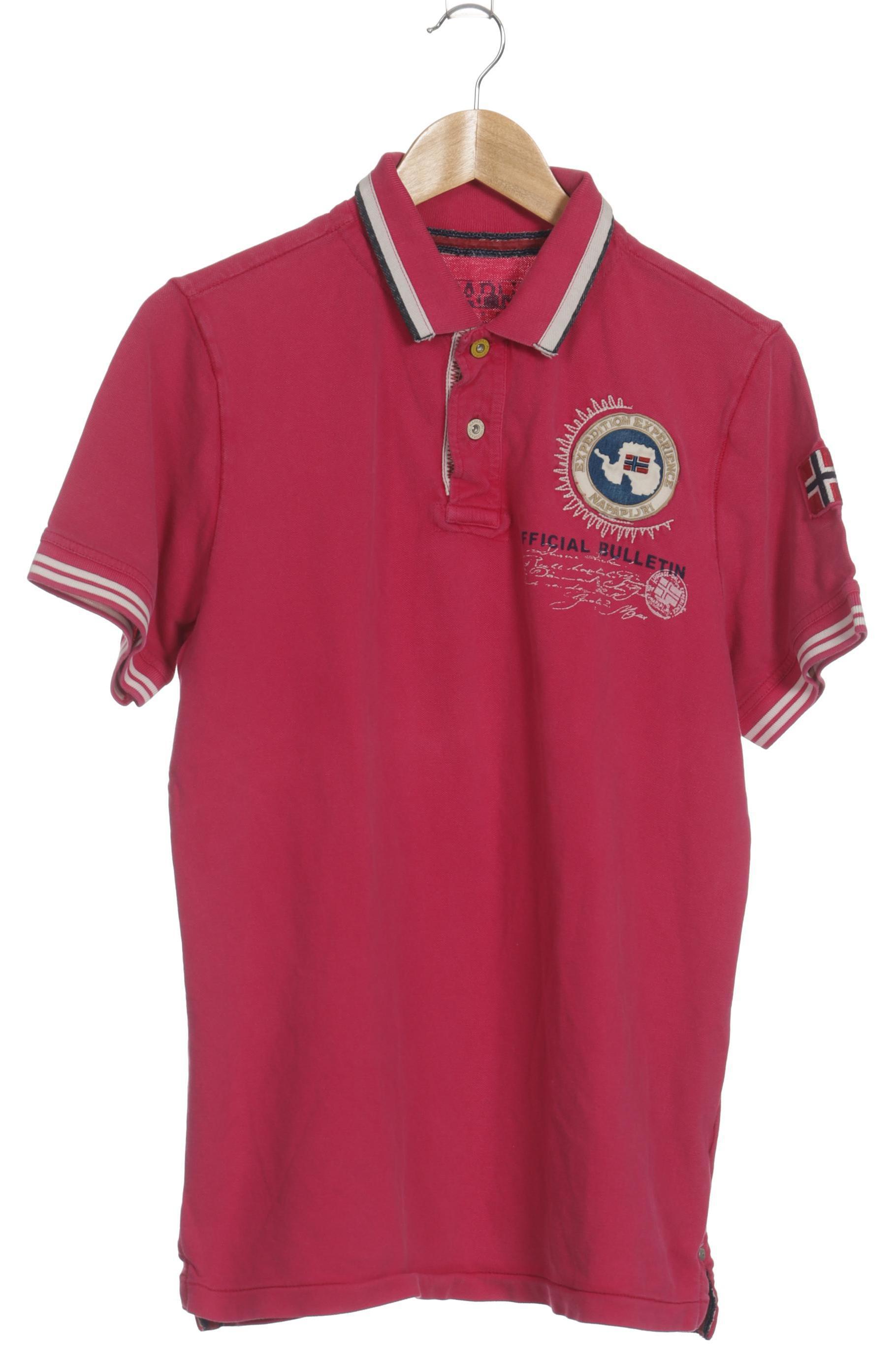 

Napapijri Herren Poloshirt, pink, Gr.