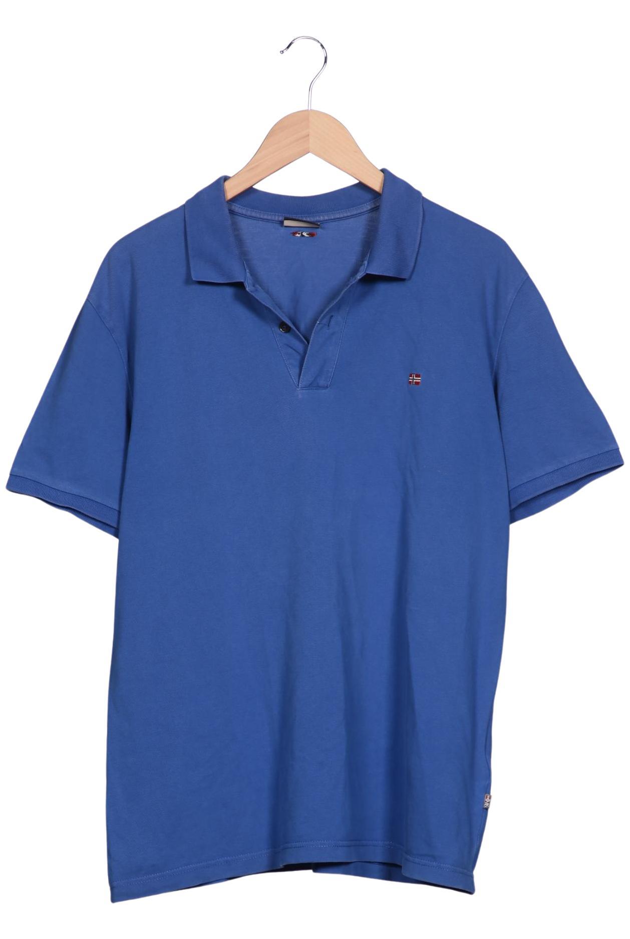 

Napapijri Herren Poloshirt, blau, Gr. 54