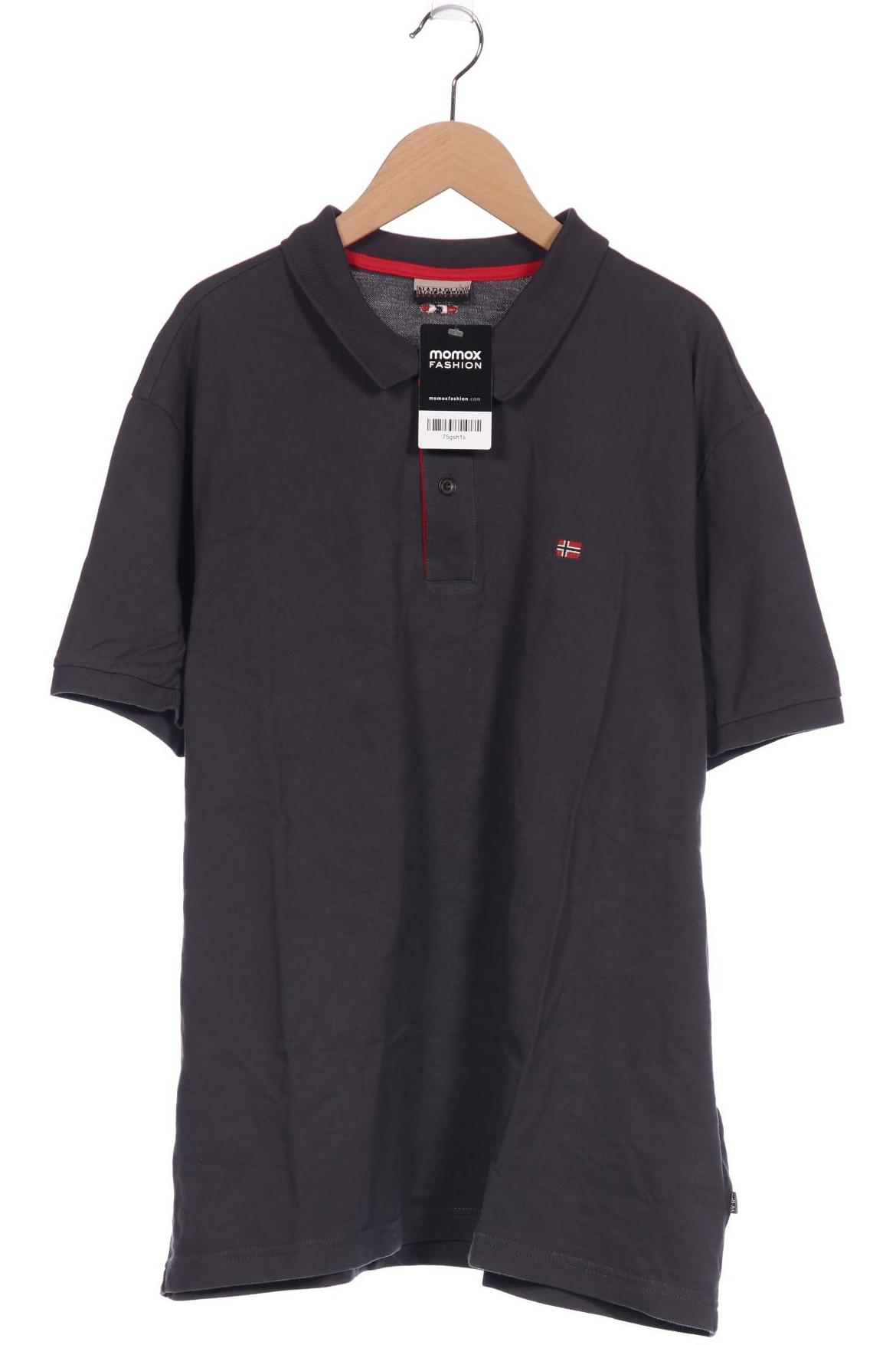 

Napapijri Herren Poloshirt, grau, Gr. 56