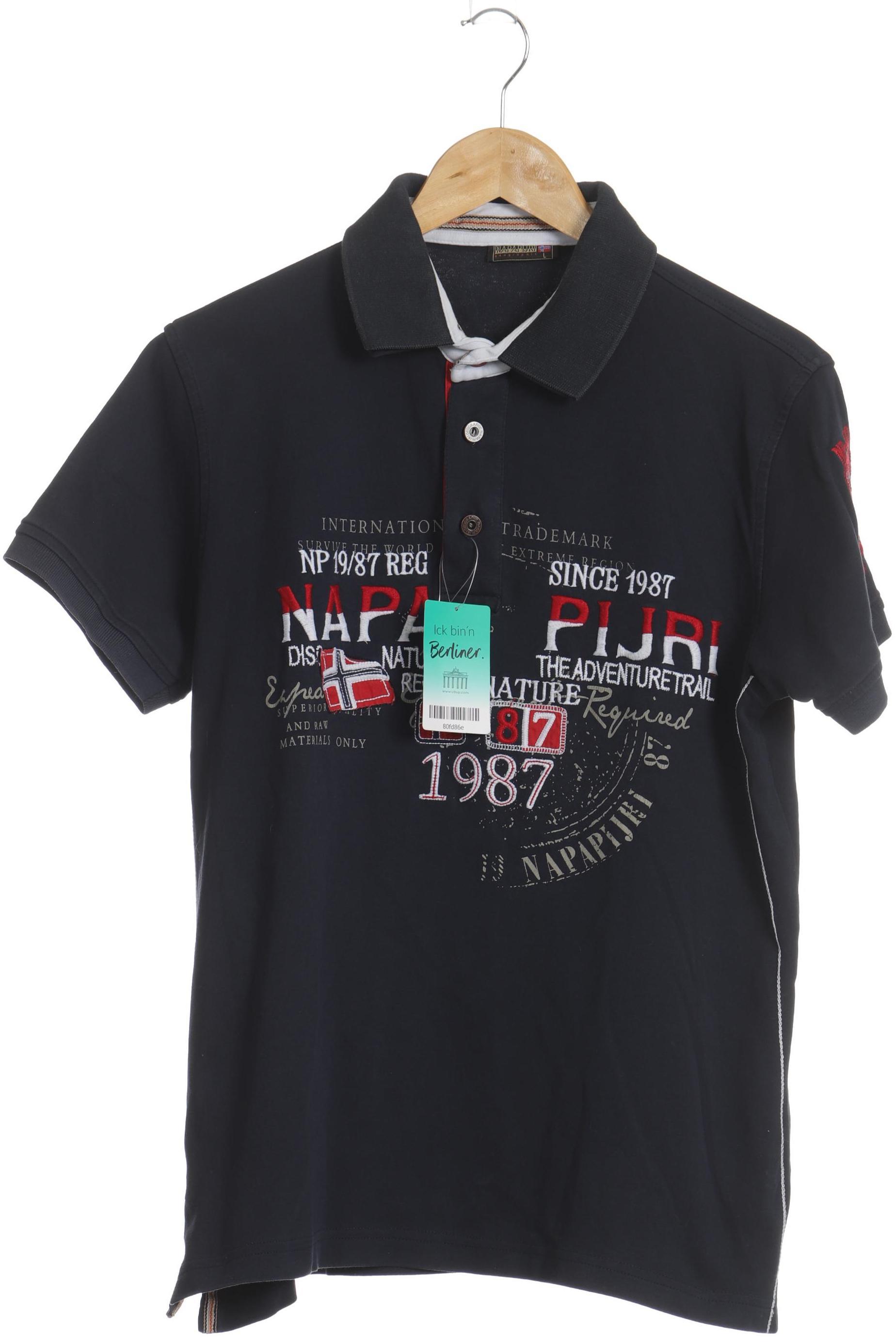 

Napapijri Herren Poloshirt, blau, Gr.