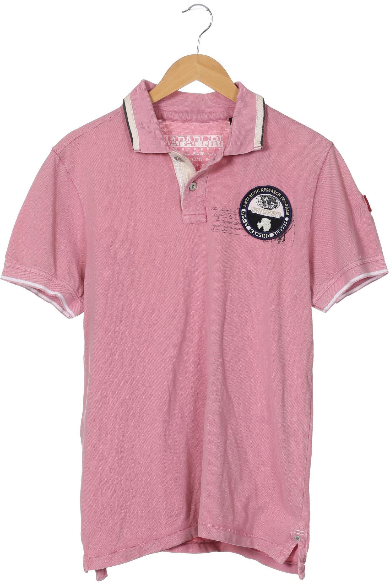 

Napapijri Herren Poloshirt, pink, Gr. 52