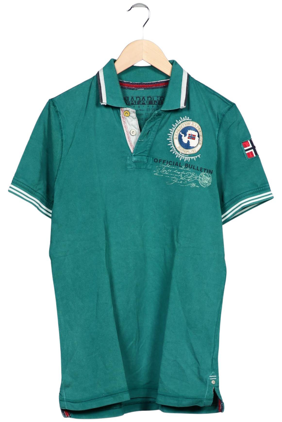 

Napapijri Herren Poloshirt, grün, Gr. 48