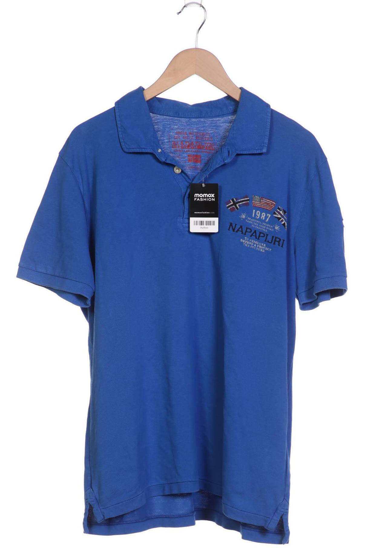 

Napapijri Herren Poloshirt, blau, Gr. 54