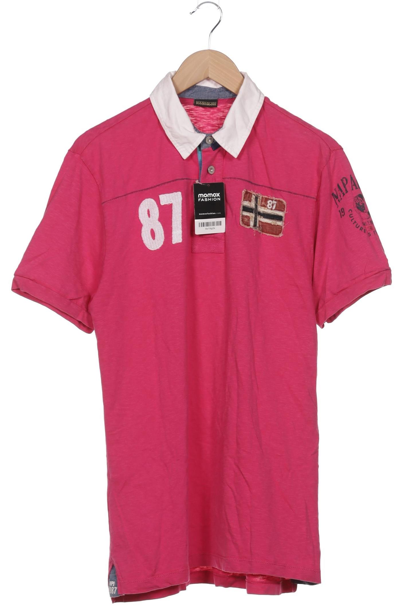 

Napapijri Herren Poloshirt, pink, Gr. 54