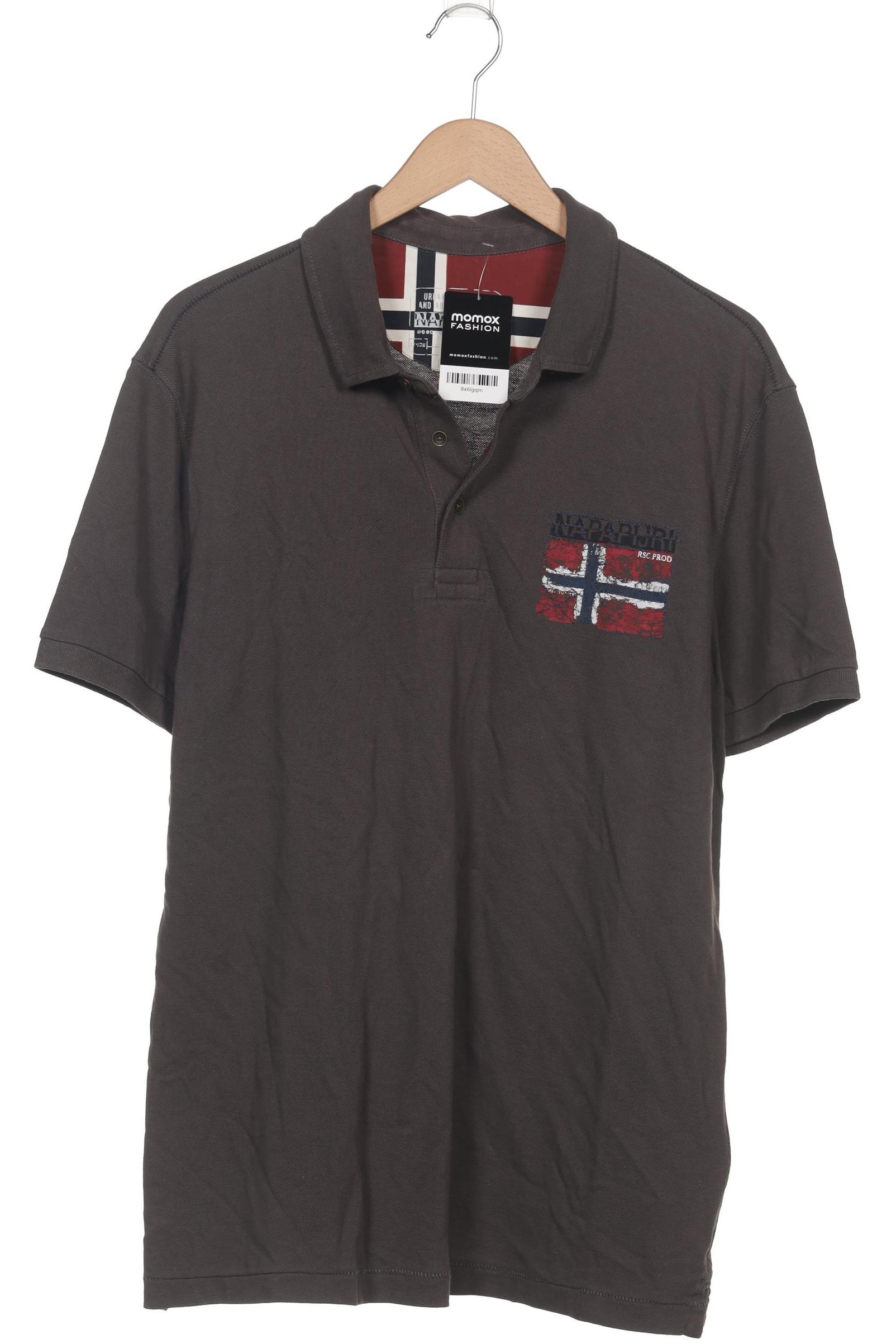 

Napapijri Herren Poloshirt, grau, Gr. 56