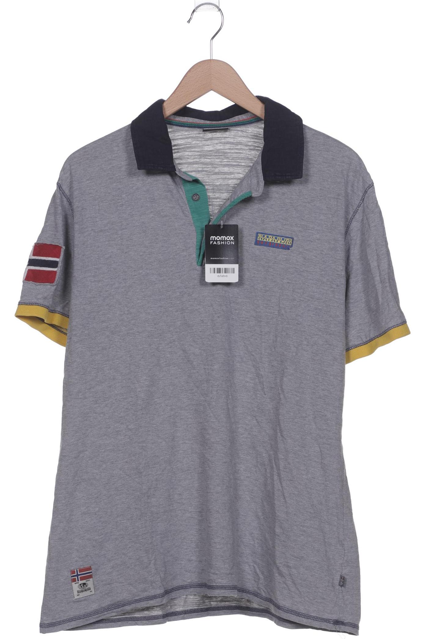 

Napapijri Herren Poloshirt, grau, Gr. 54