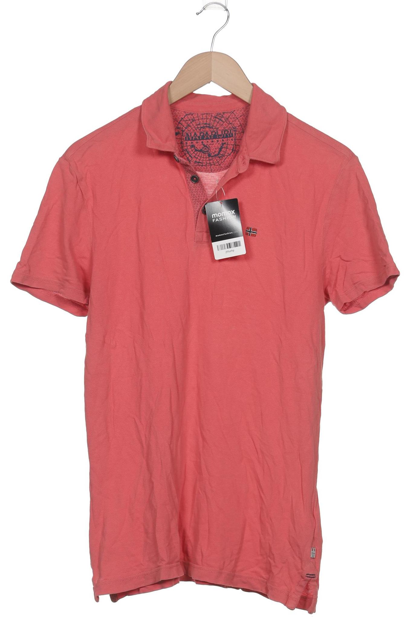 

Napapijri Herren Poloshirt, pink, Gr. 48