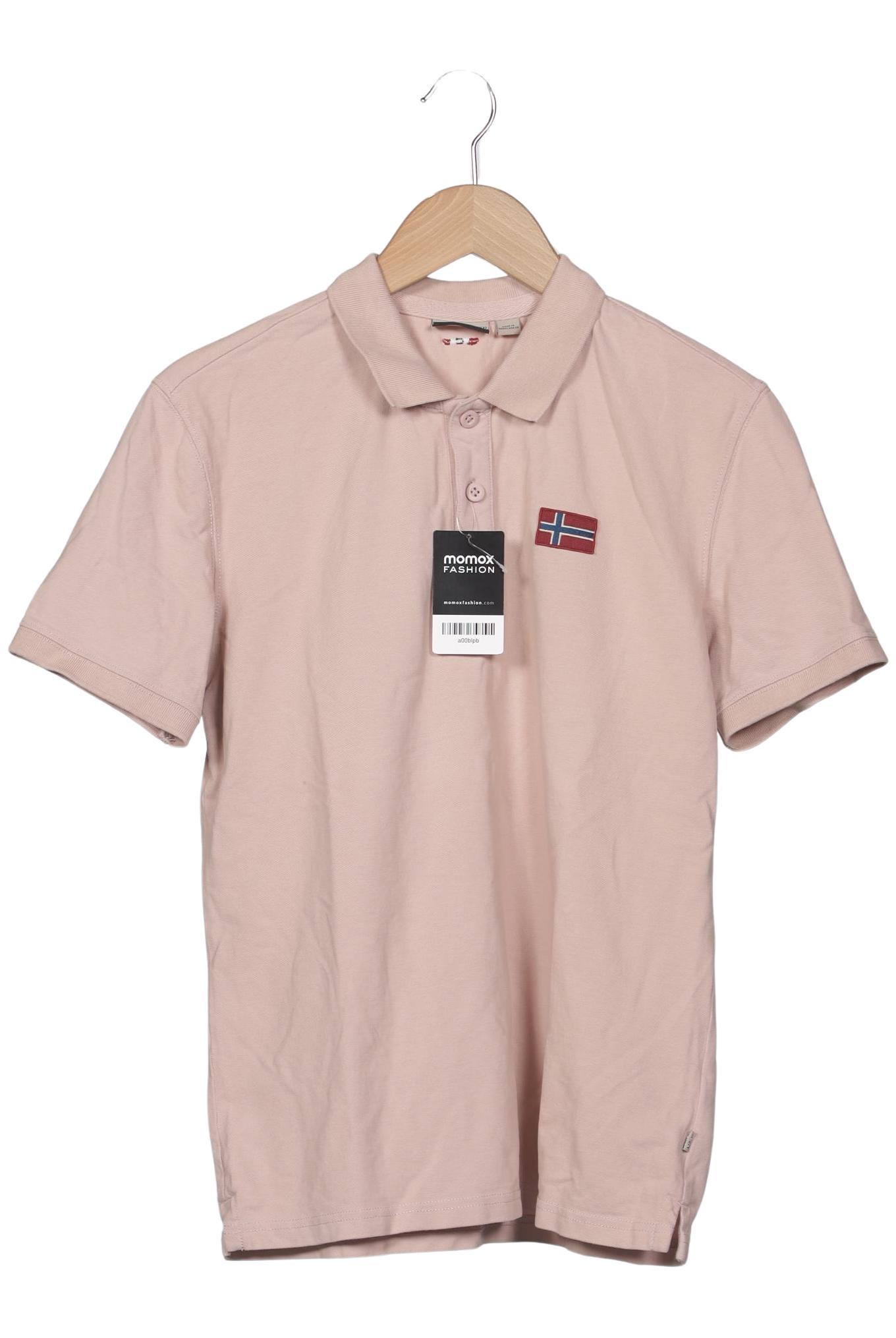 

Napapijri Herren Poloshirt, pink, Gr. 48