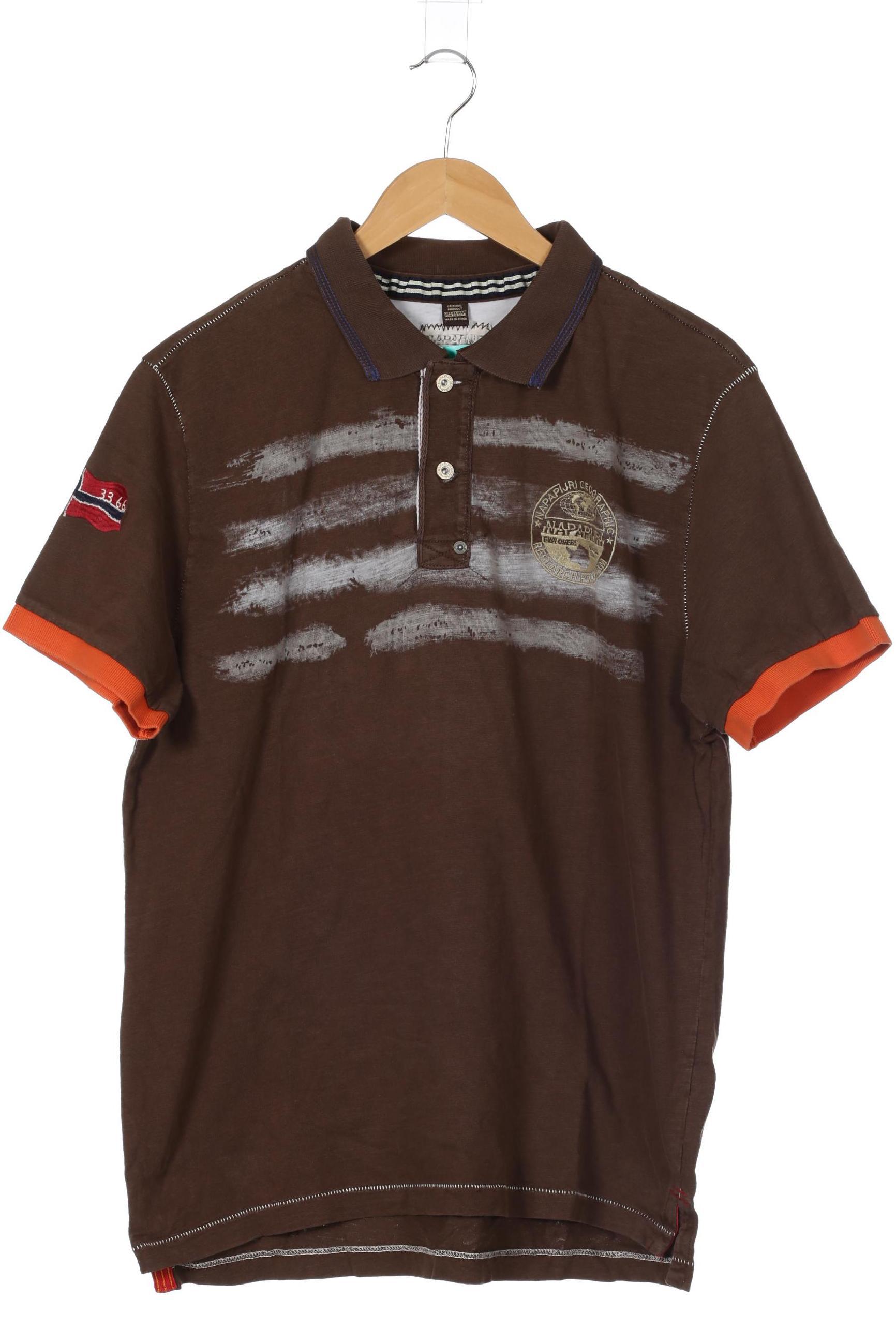 

Napapijri Herren Poloshirt, braun, Gr.