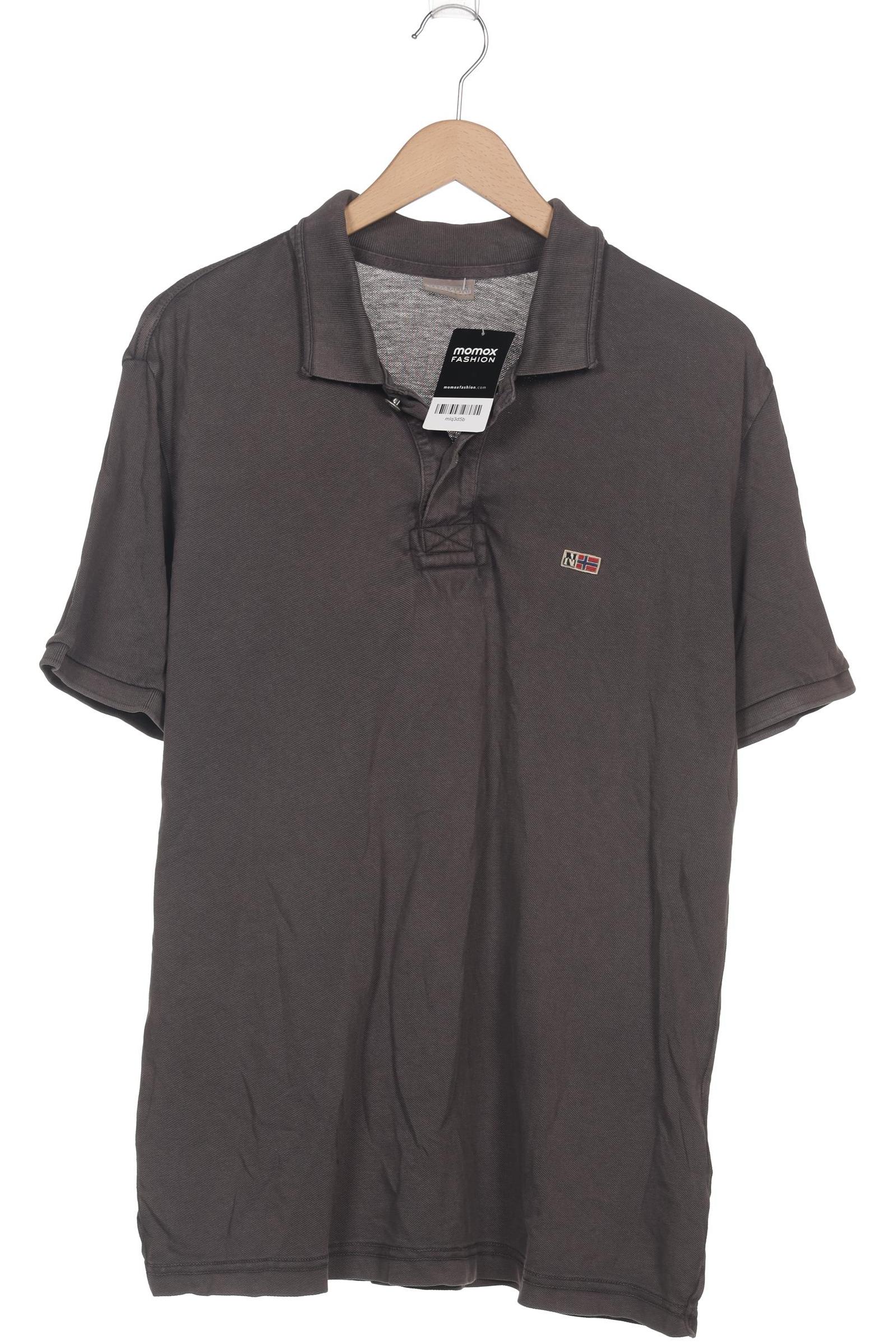

Napapijri Herren Poloshirt, grau, Gr. 56