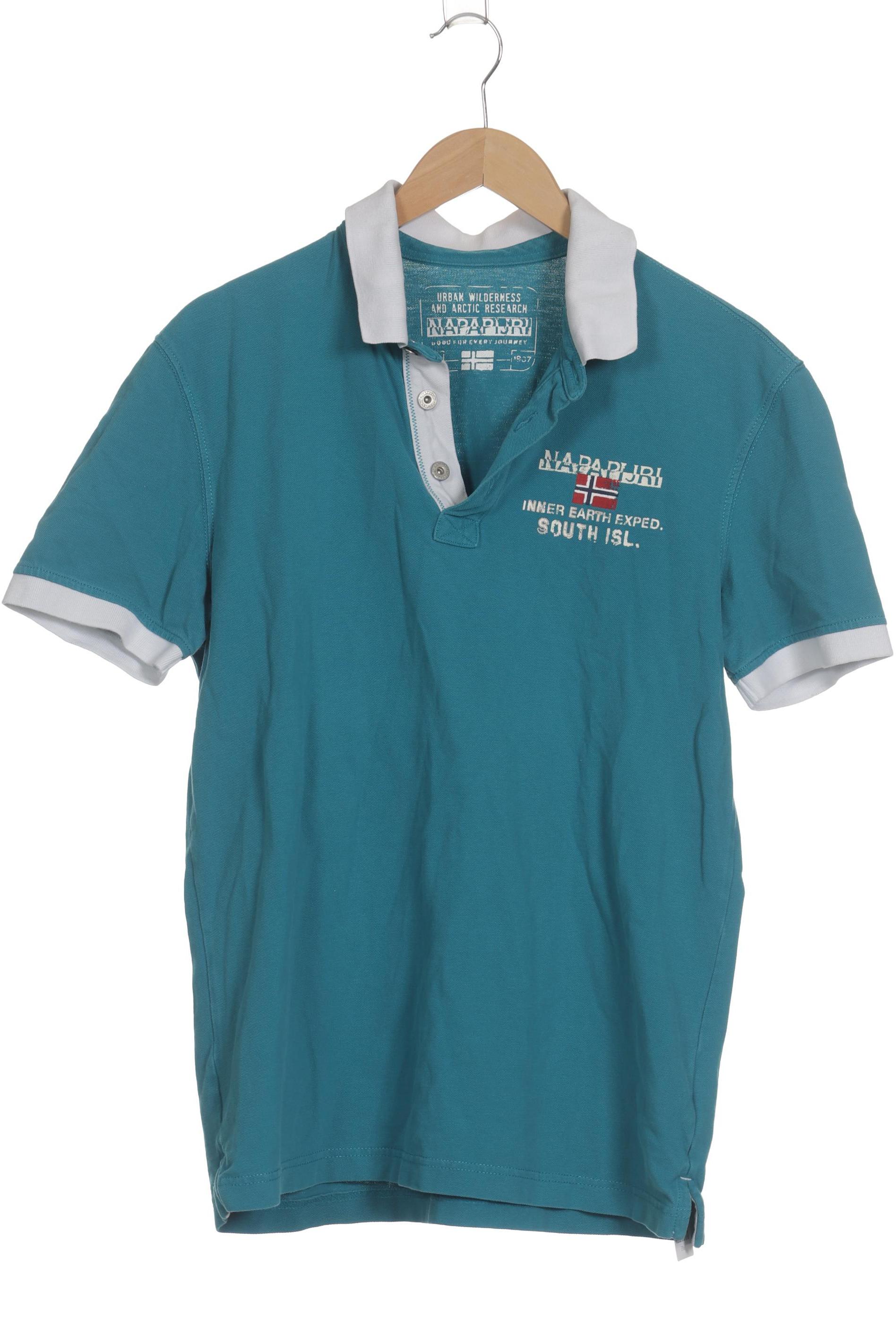 

Napapijri Herren Poloshirt, türkis, Gr. 52