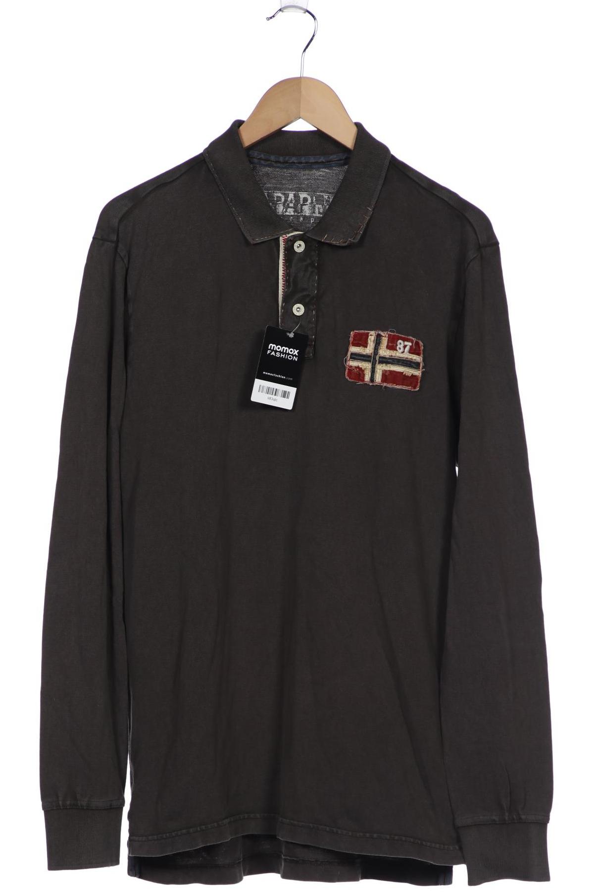 

Napapijri Herren Poloshirt, braun, Gr. 56
