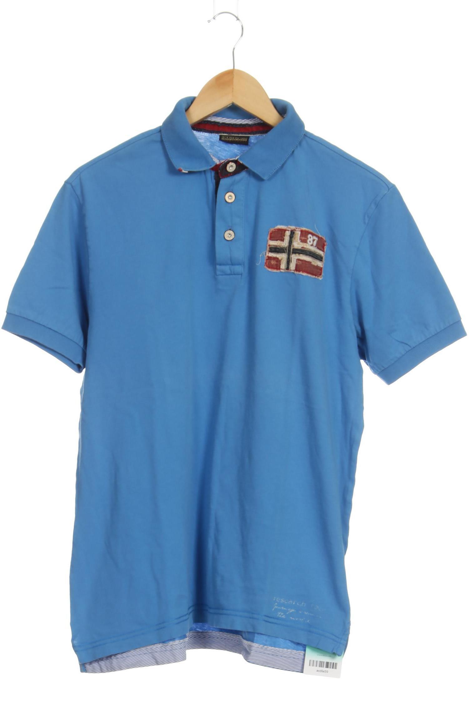 

Napapijri Herren Poloshirt, blau, Gr.