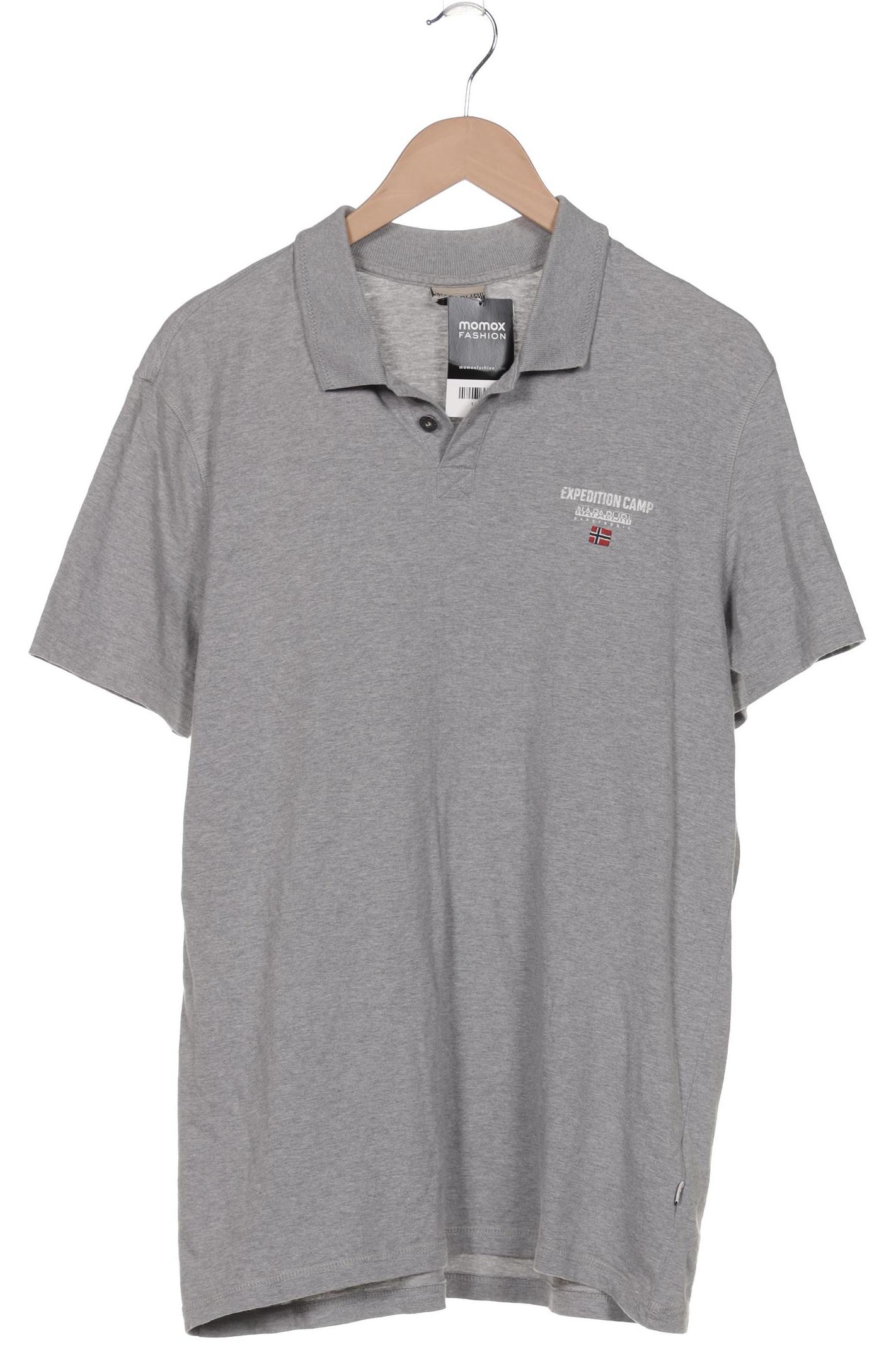 

Napapijri Herren Poloshirt, grau, Gr. 54