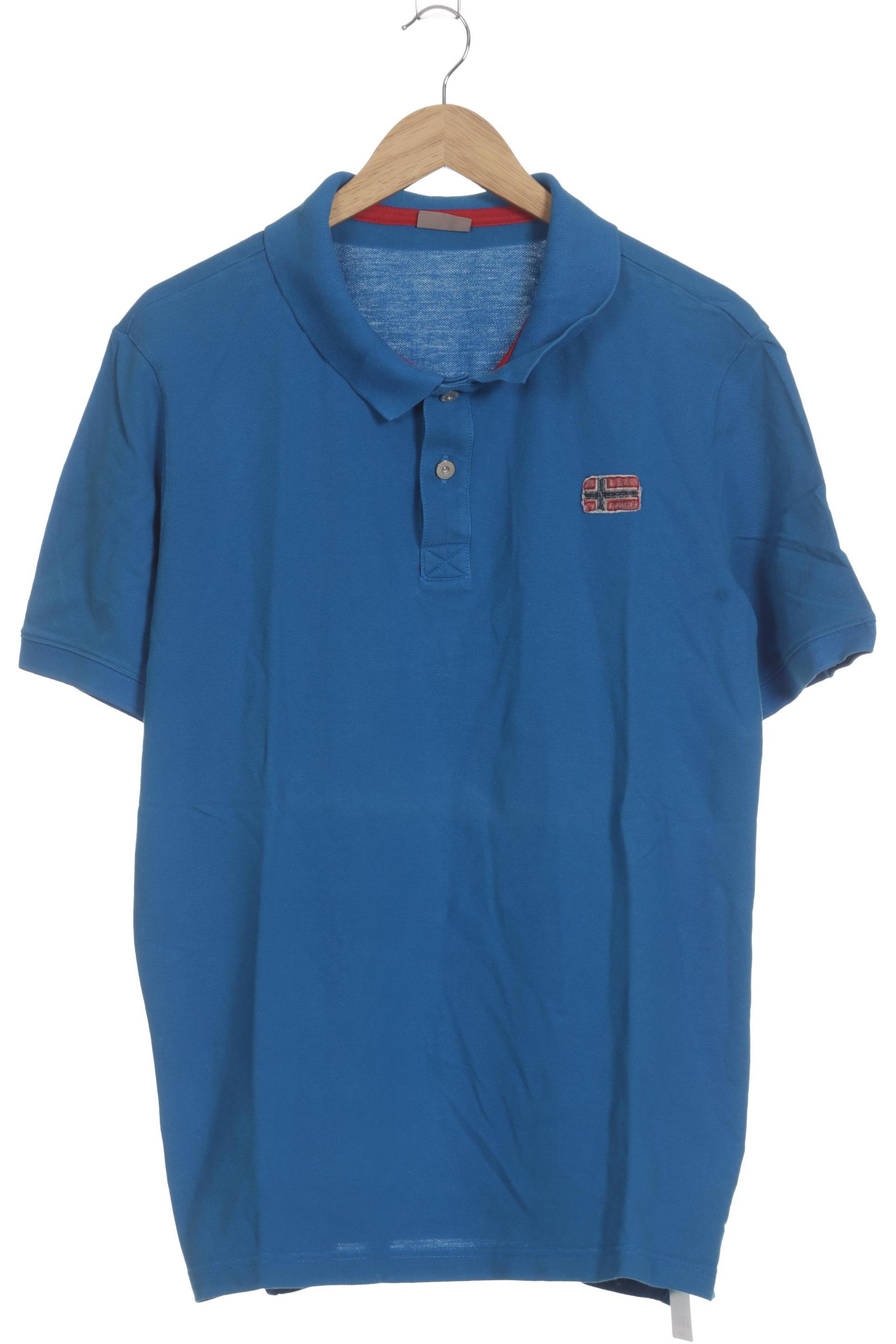 

Napapijri Herren Poloshirt, blau, Gr.